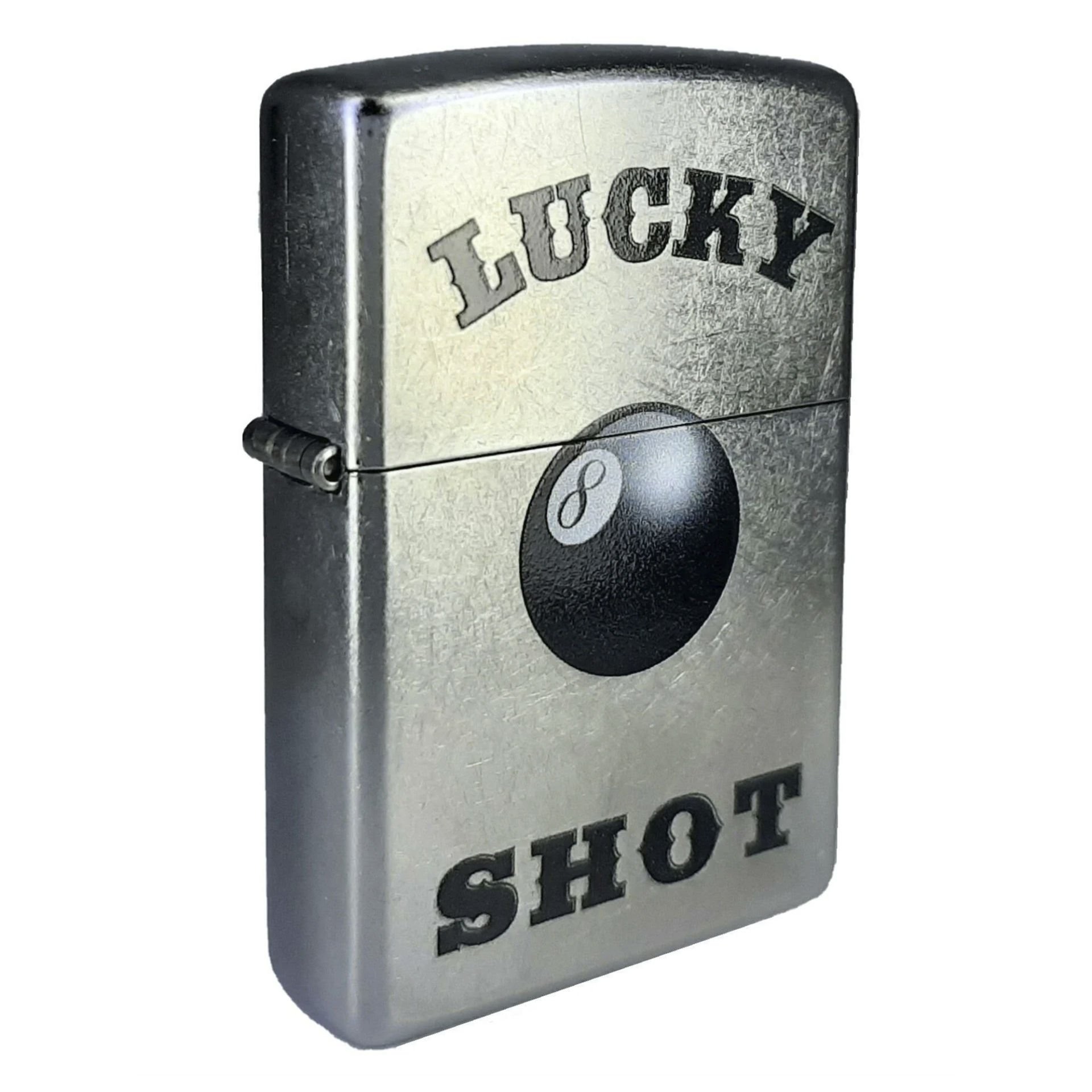 Zippo Lucky Shot Black 8 Çakmak 49007-00063-MODEL29