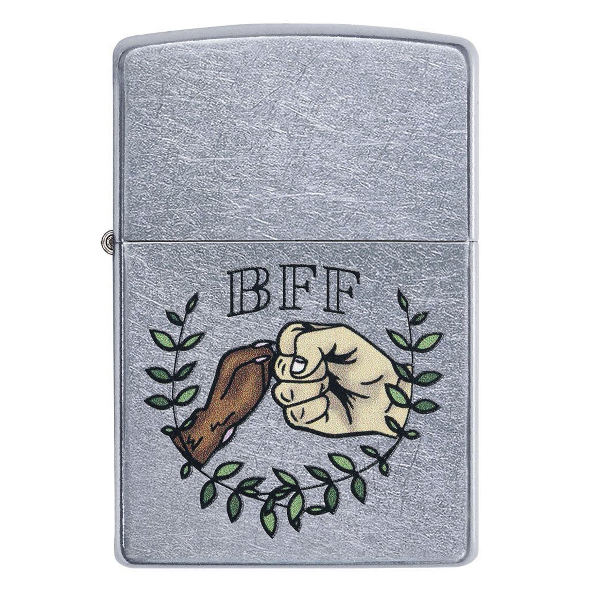 Zippo Paw Bump Design Street Chrome Pocket Çakmak 49007-00063-MODEL20