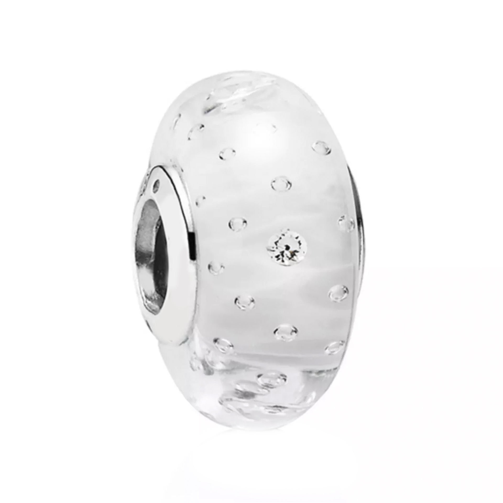 Nur Silver Murano Taşlı Gümüş Charm NUR-BL01796