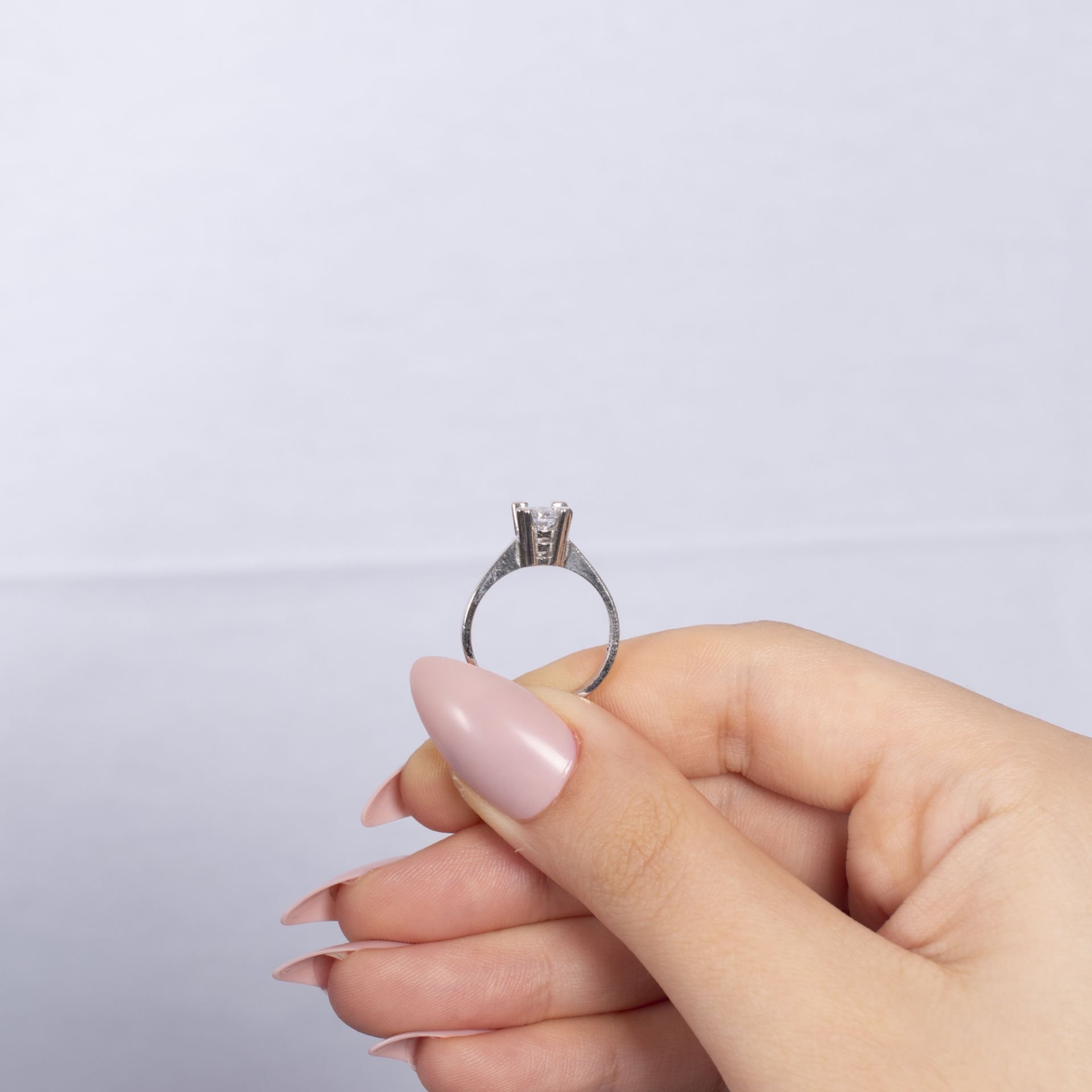 Nur Silver Tektaş Gümüş Yüzük NUR-YK00316