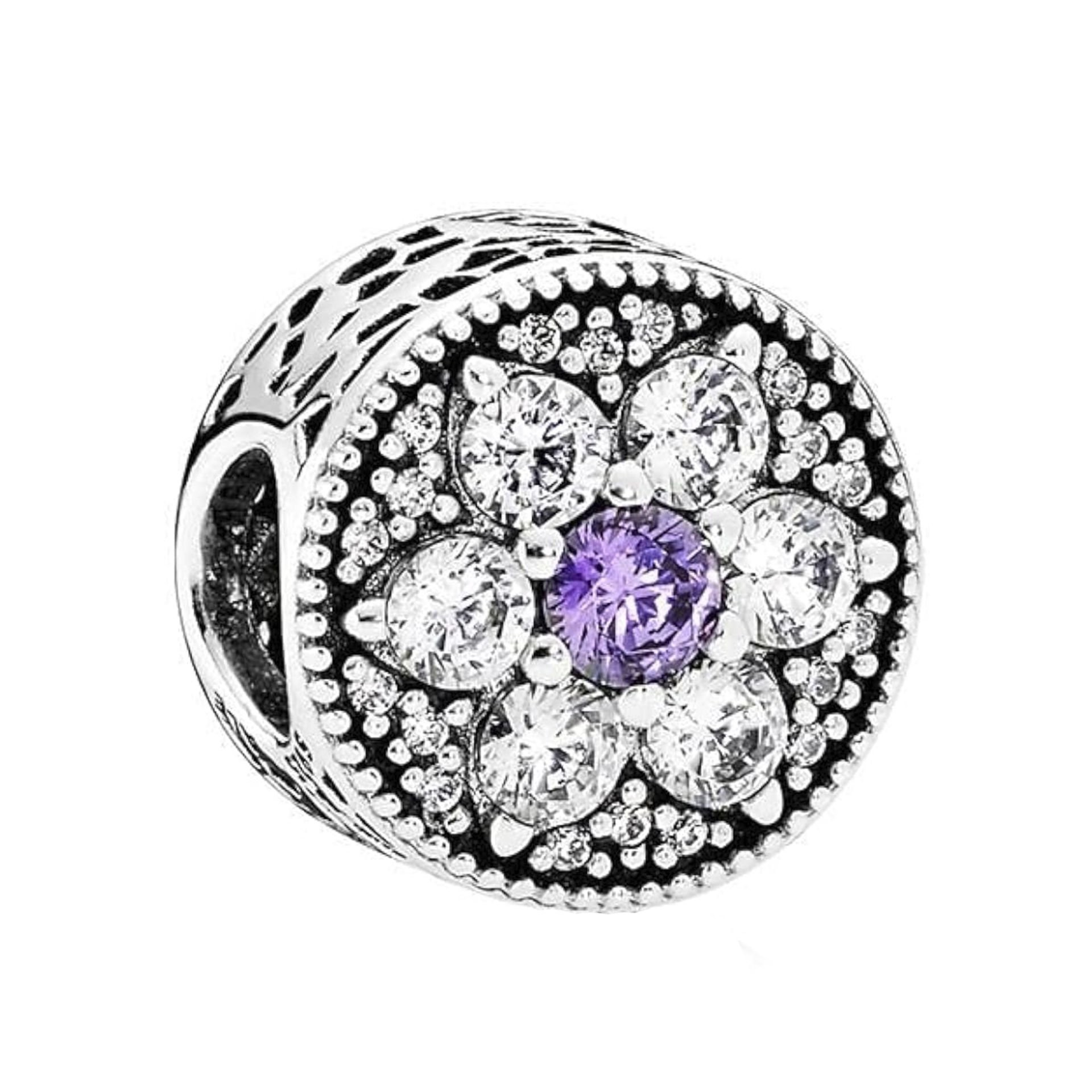 Nur Silver Unutma Beni Çiçeği Gümüş Charm NUR-BL01644