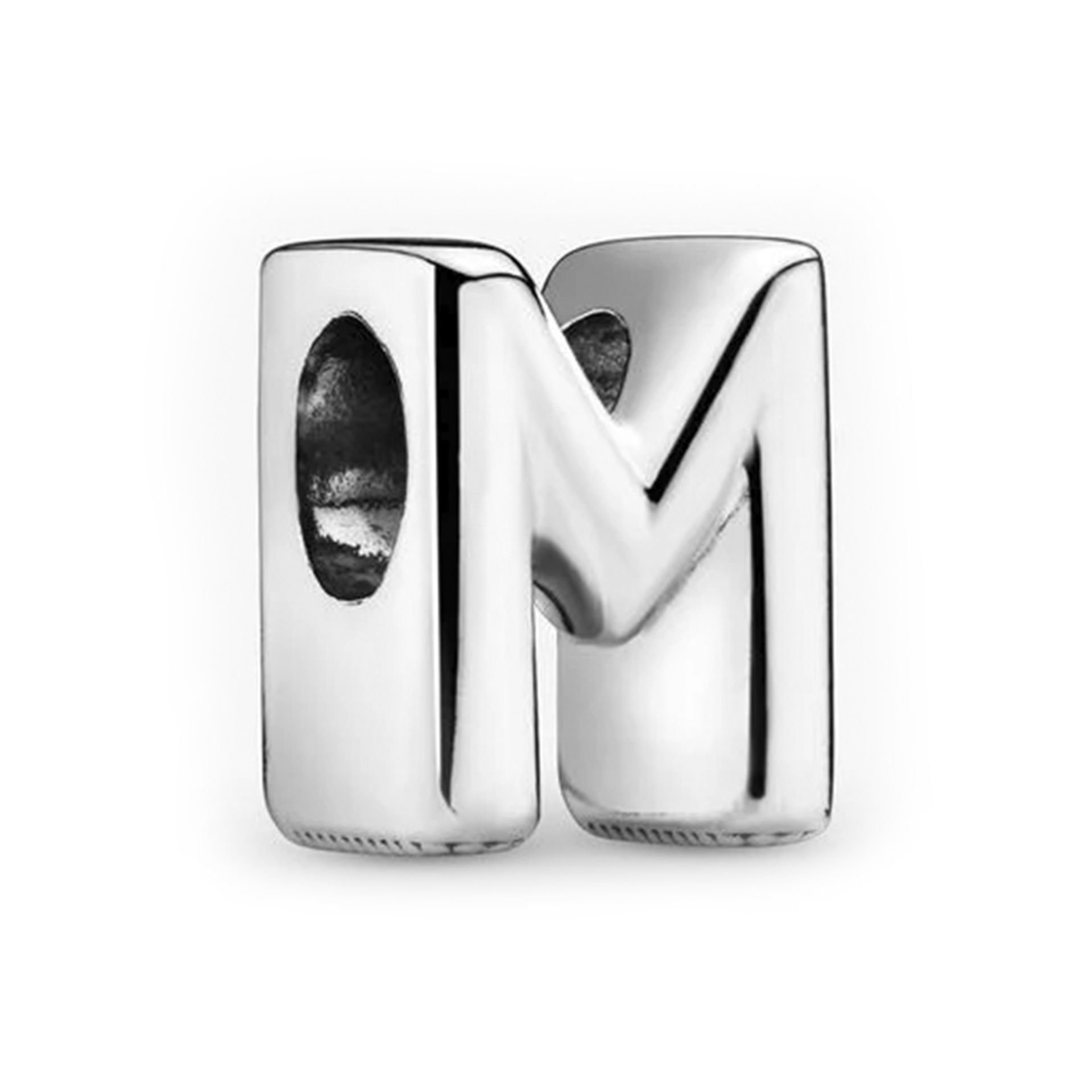 Nur Silver M Harfi Gümüş Charm NUR-BL00247