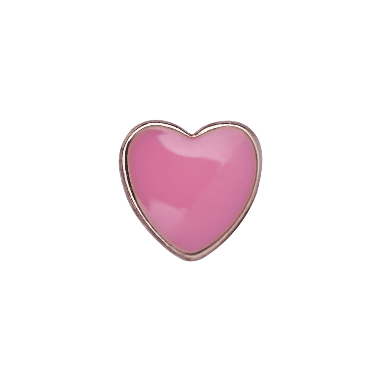 Nur Silver Pembe Kalp Tragus Gümüş Küpe NUR-KP00084
