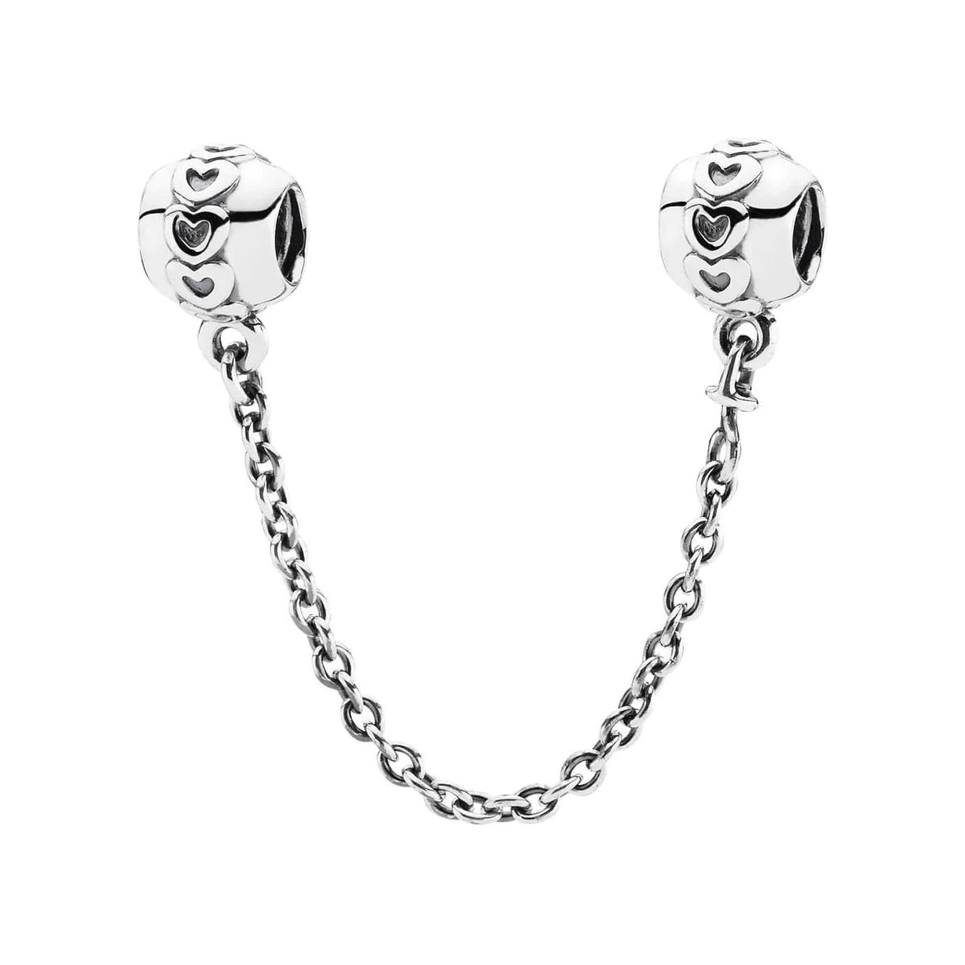 Nur Silver Güvenlik Zinciri Gümüş Charm NUR-BL00119