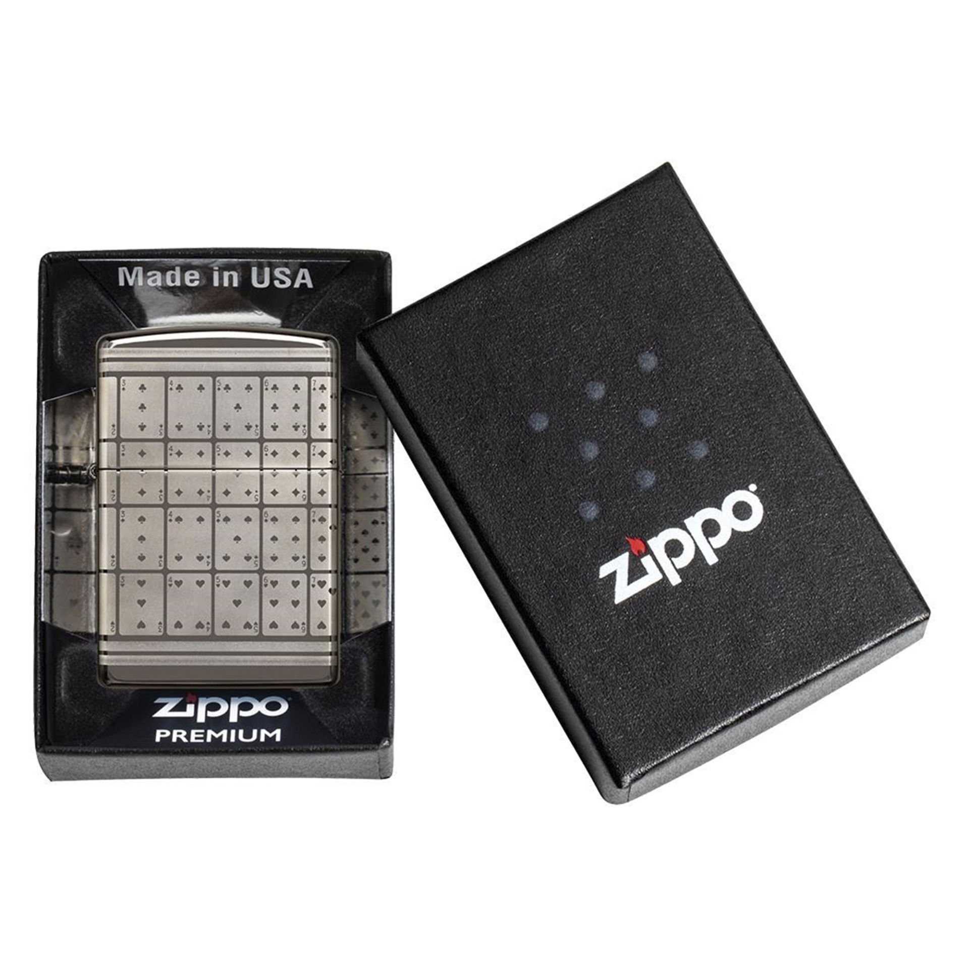 Zippo 150 Playing Cards Design Çakmak 150-081134