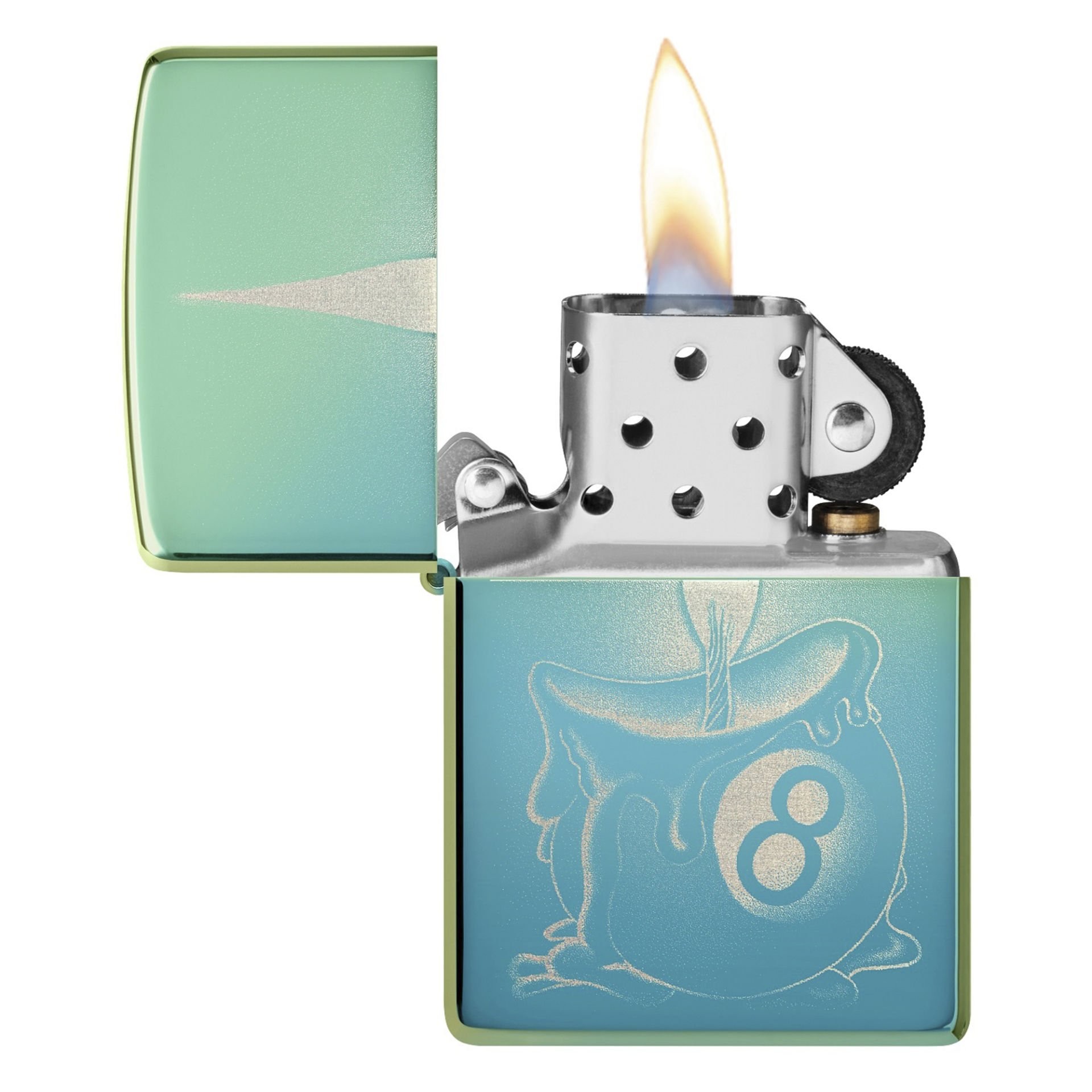 Zippo 49191 Eight Ball Tattoo Design Çakmak 48615-103470