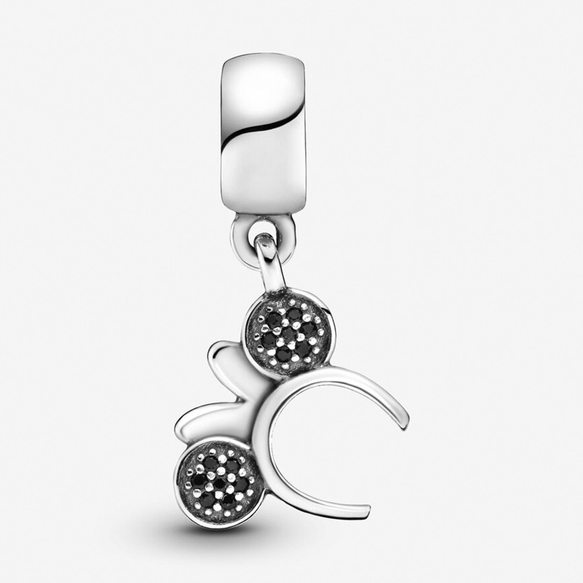 Nur Silver Minnie Kurdele Taç Gümüş Sallantılı Charm NUR-CH00014
