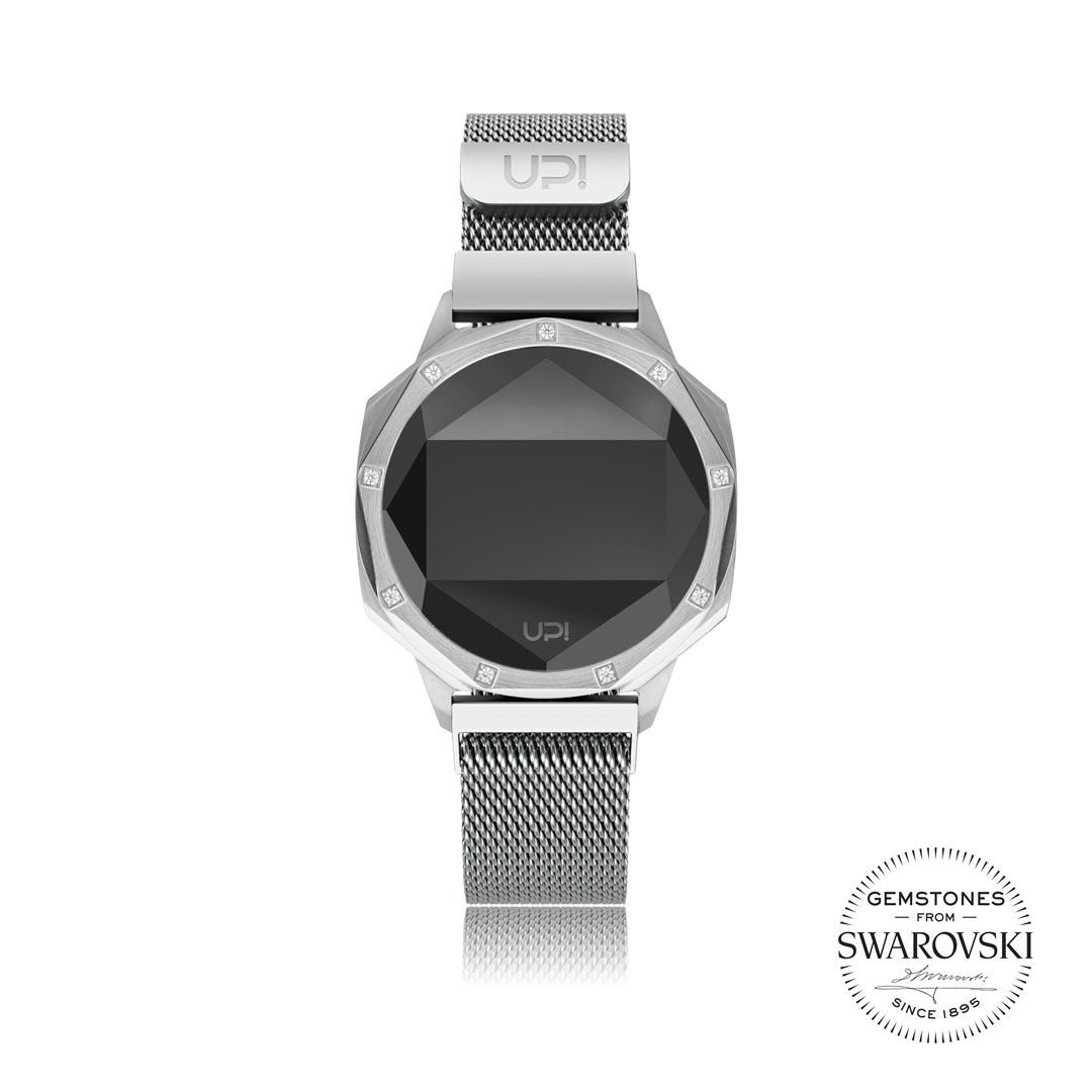 UPWATCH ICONIC SILVER SET WITH SWAN TOPAZ LOOP BAND + 1747