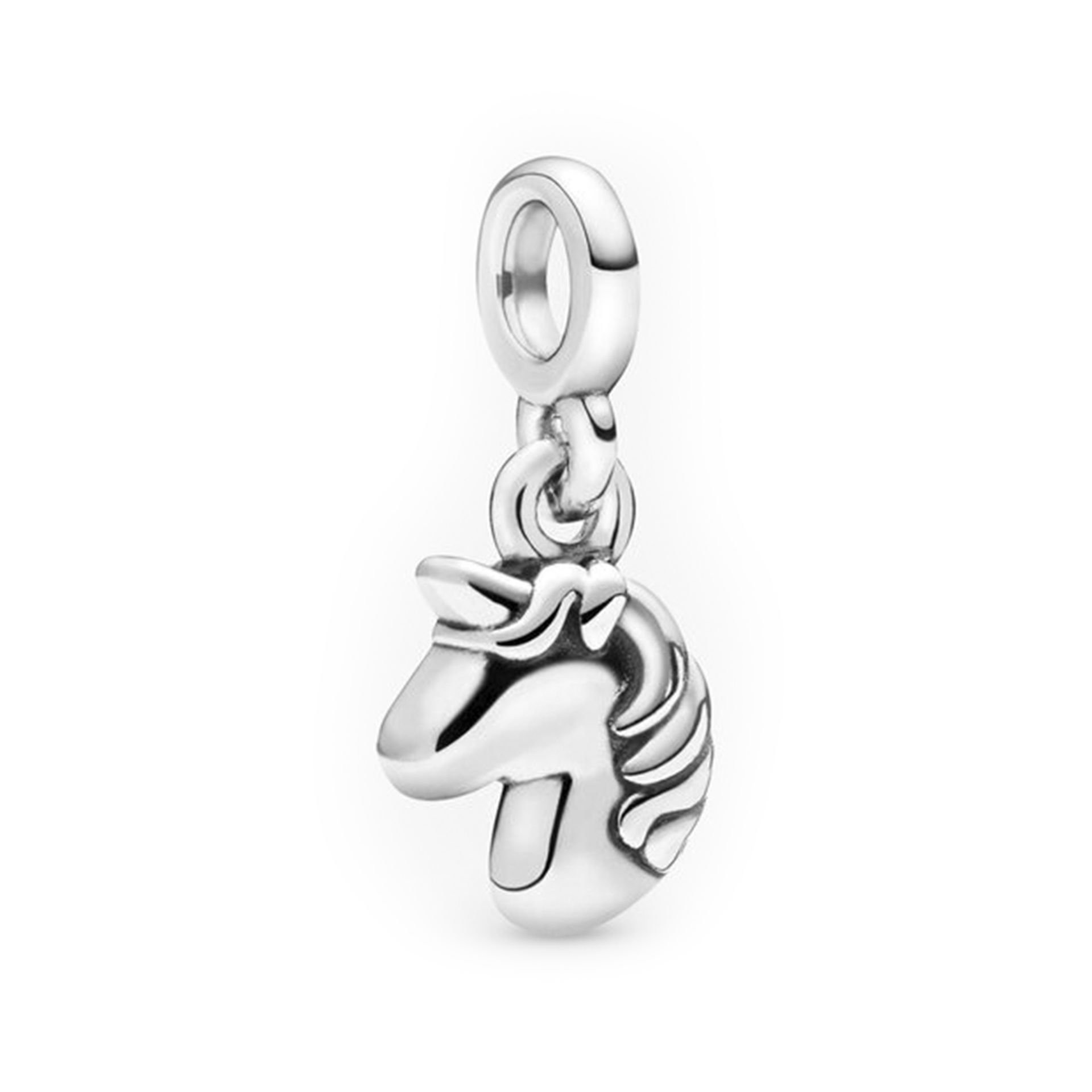 Nur Silver Tek Boynuzlu At Me Gümüş Charm NUR-BL09771