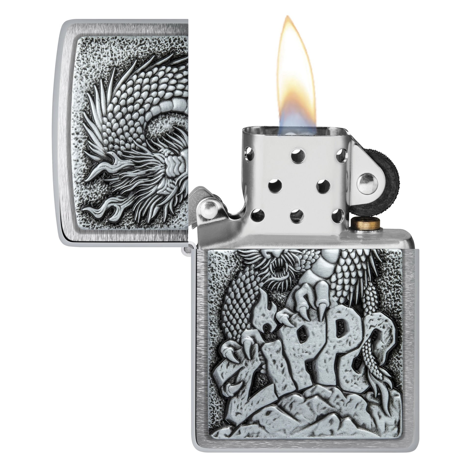 Zippo 200 Zippo Dragon Emblem Çakmak 48902-109091