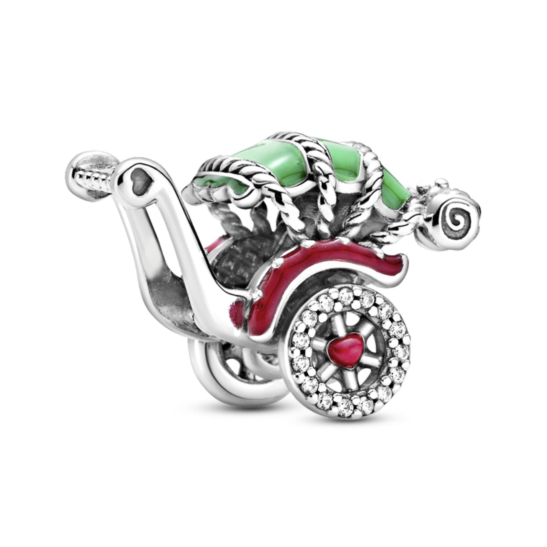 Nur Silver Bebek Arabası Gümüş Charm NUR-BL00065