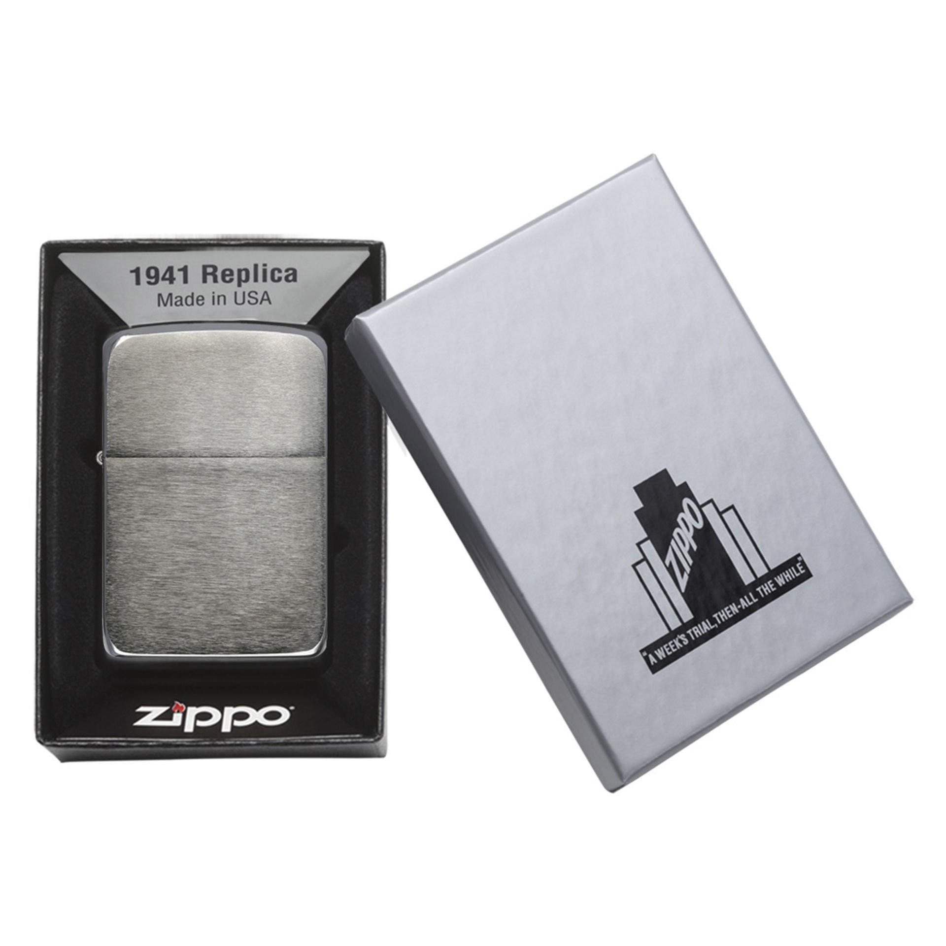 Zippo 1941 Replica Black Ice Çakmak 24096-000026