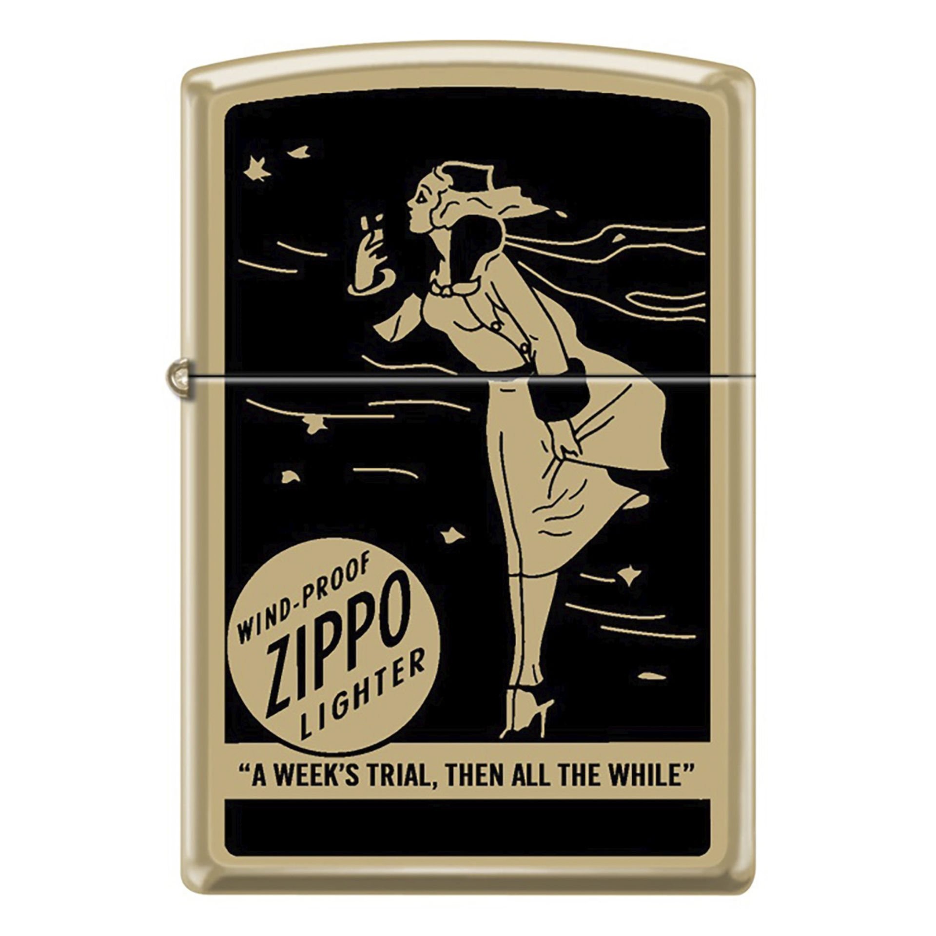 Zippo Zippo Windproof Black Çakmak 254B-106491