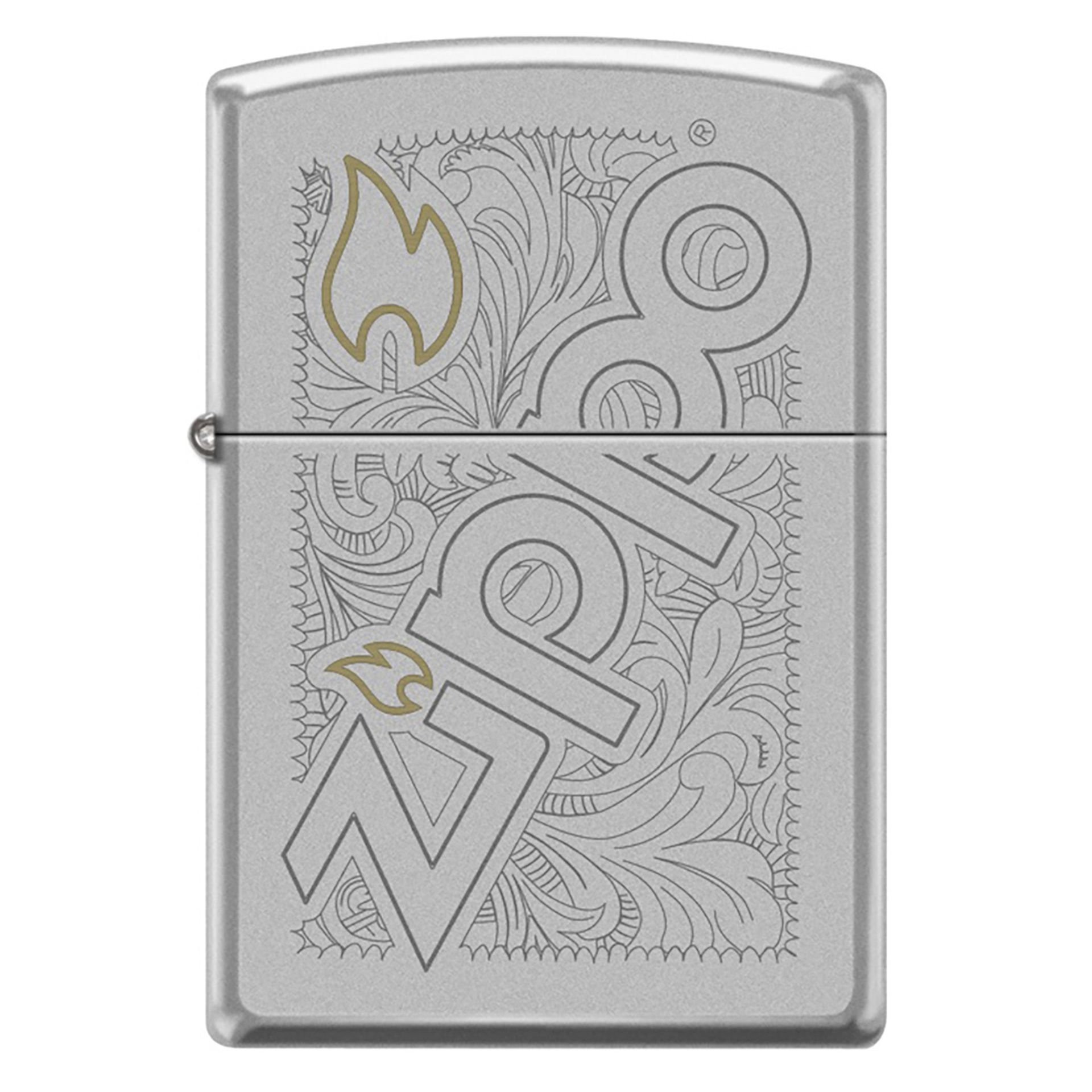 Zippo Zippo And Flame Design 205-107341