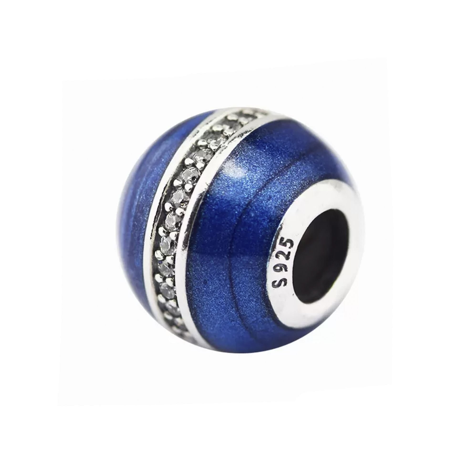 Nur Silver Mavi Gümüş Charm NUR-BL01157
