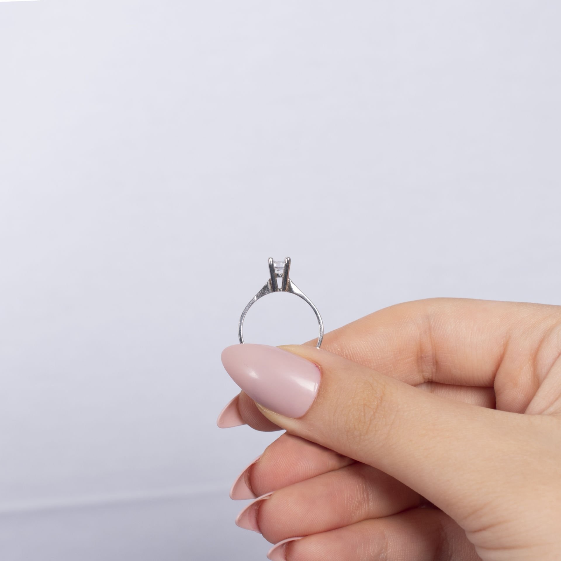 Nur Silver Tektaş Gümüş Yüzük NUR-YK00267