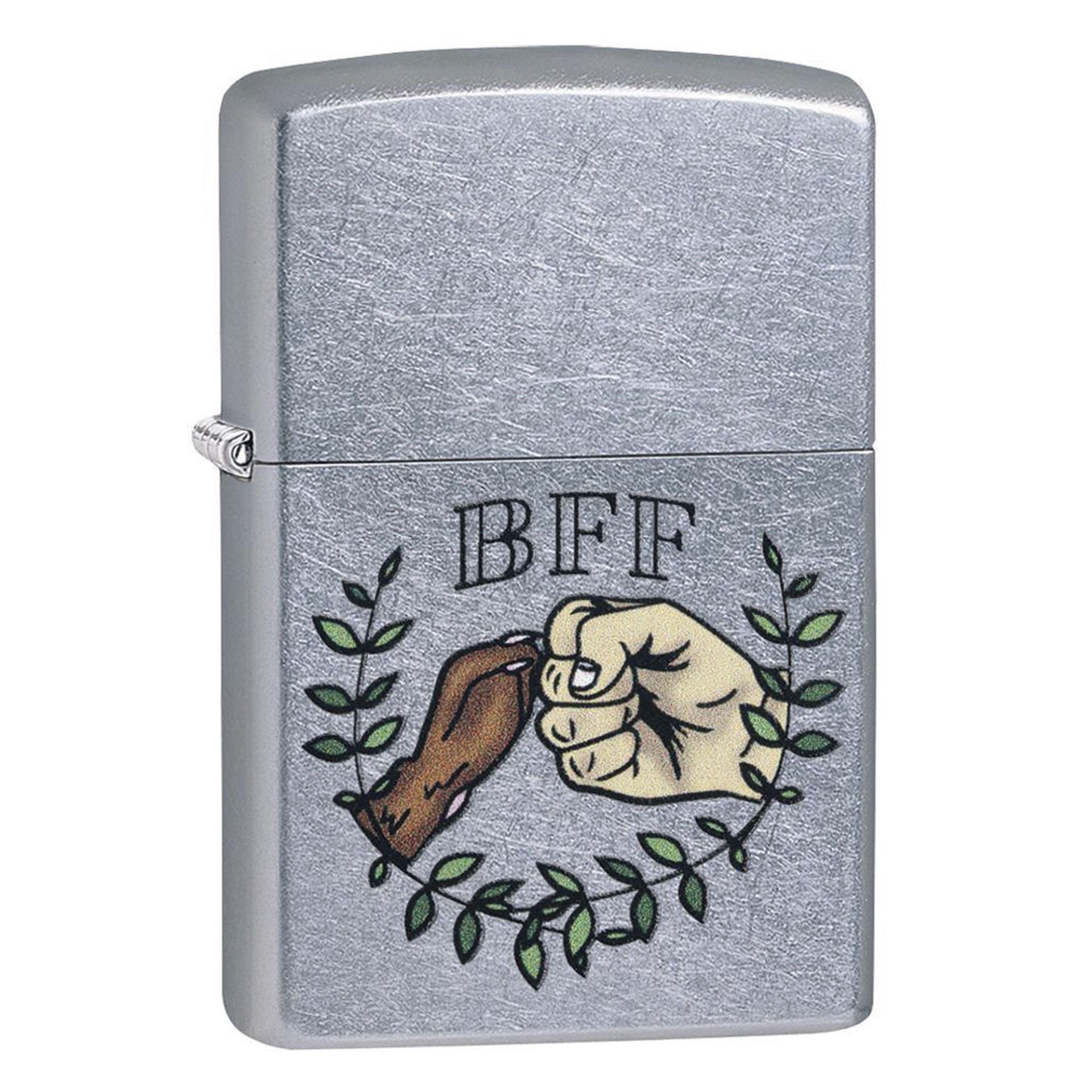 Zippo Paw Bump Design Street Chrome Pocket Çakmak 49007-00063-MODEL20