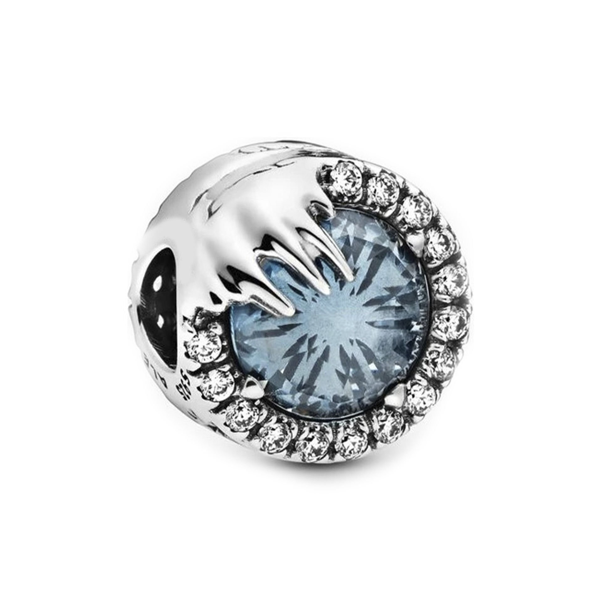 Nur Silver Mavi Taşlı Gümüş Charm NUR-BL01769