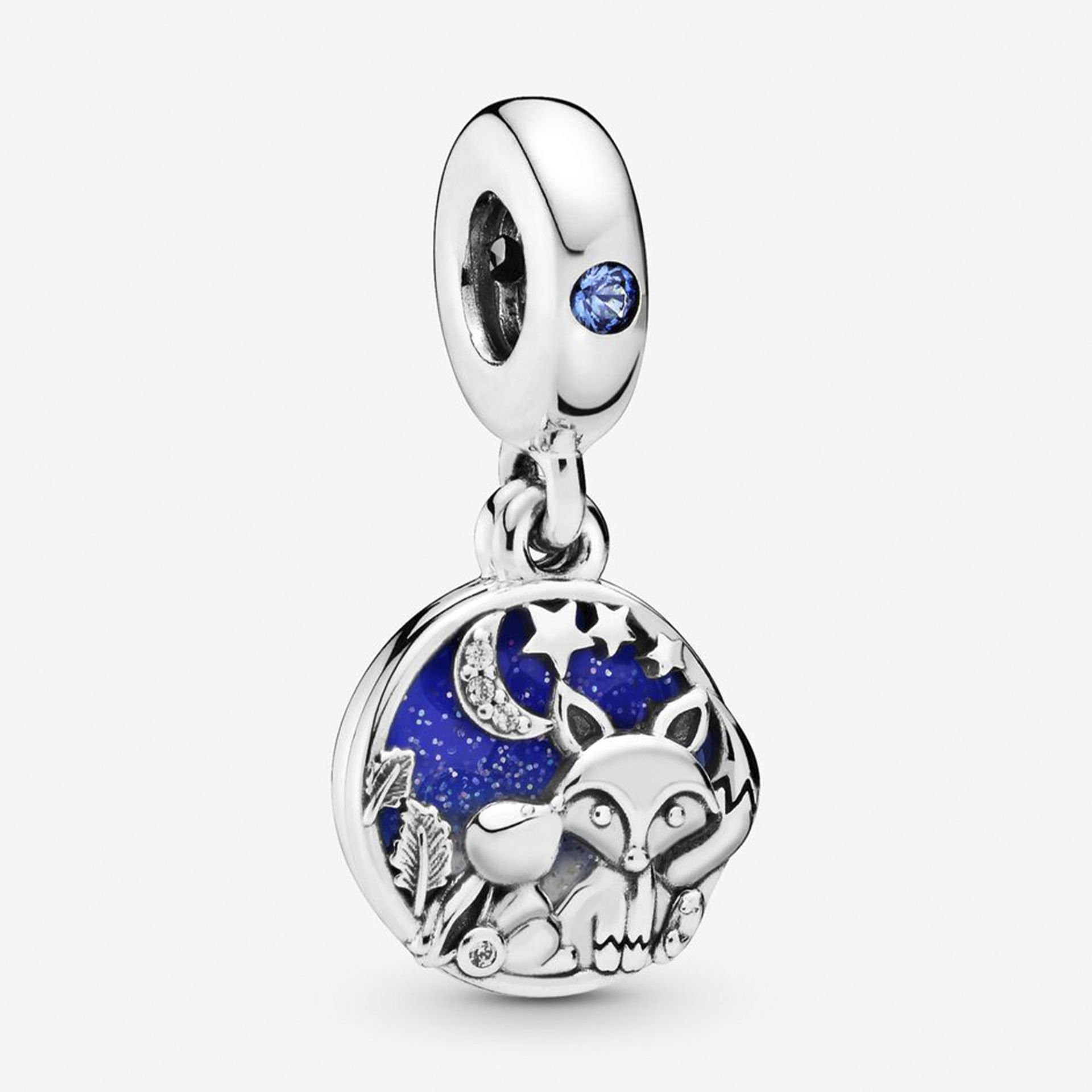 Nur Silver Tilki ve Tavşan Sallantılı Gümüş Charm NUR-CM00416