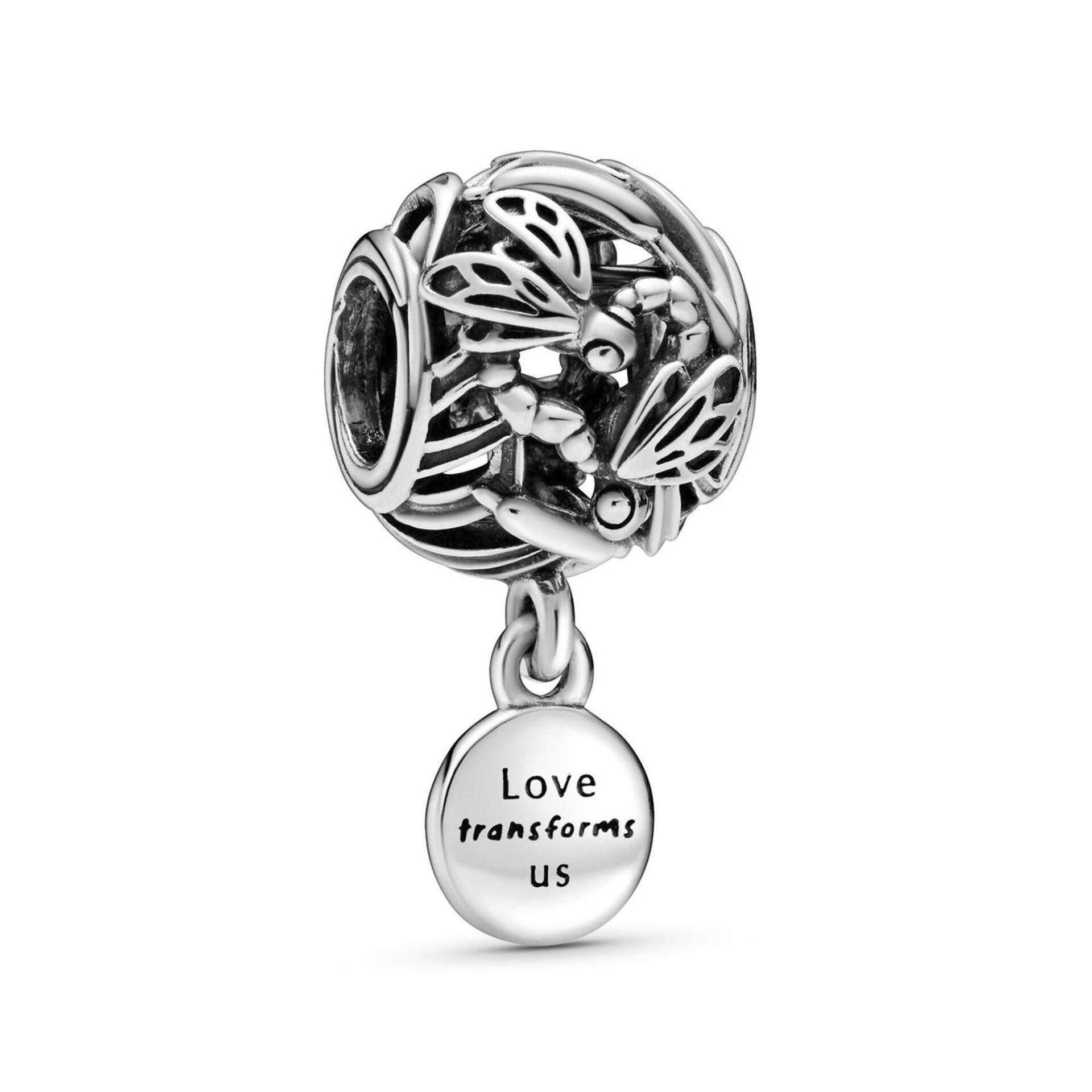 Nur Silver Kafes Yusufcuk Aşk Gümüş Charm NUR-BL01591