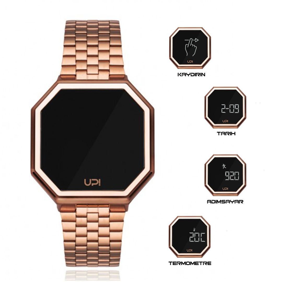 UPWATCH EDGE SHINY ROSE GOLD + 1352