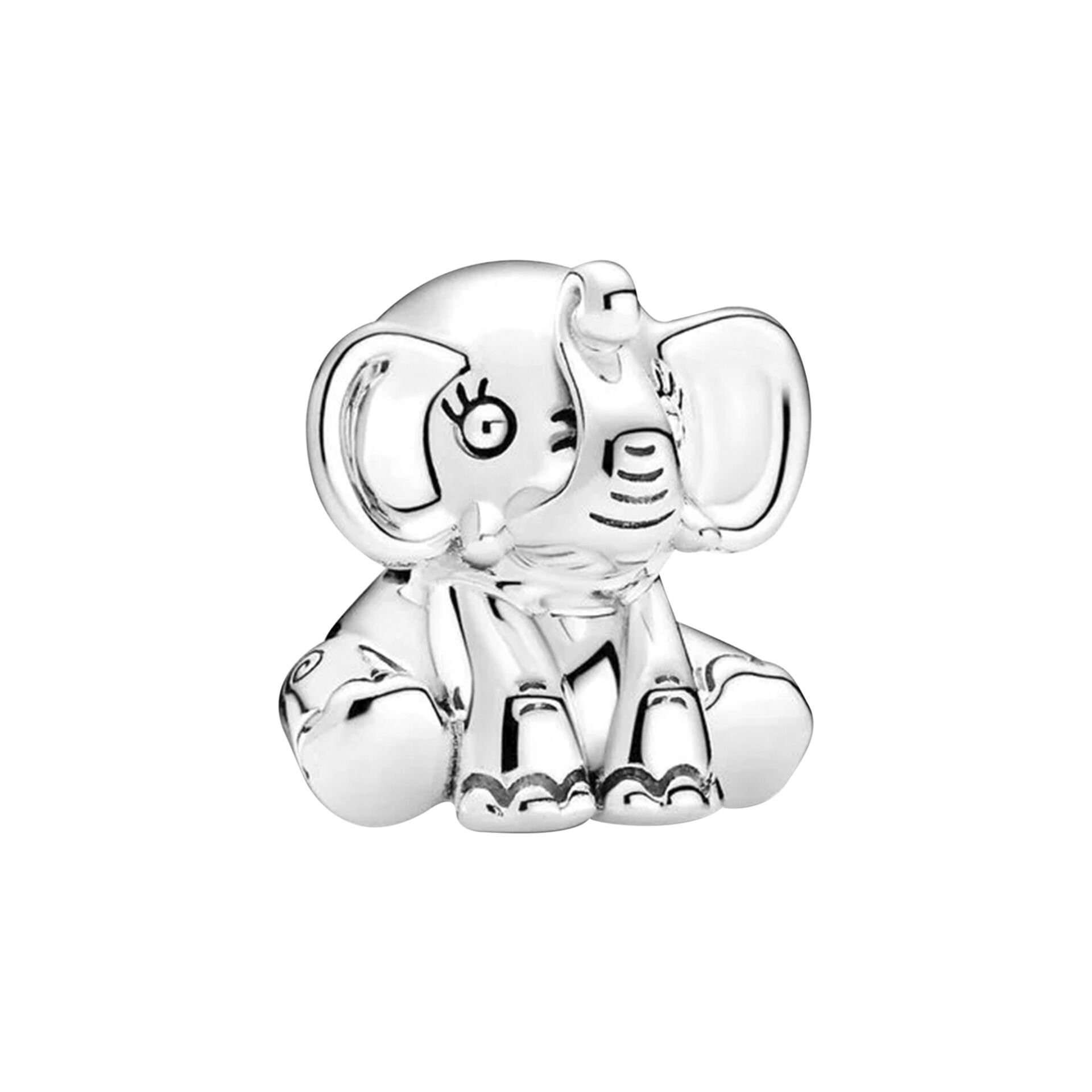 Nur Silver Yavru Fil Gümüş Charm NUR-BL05501