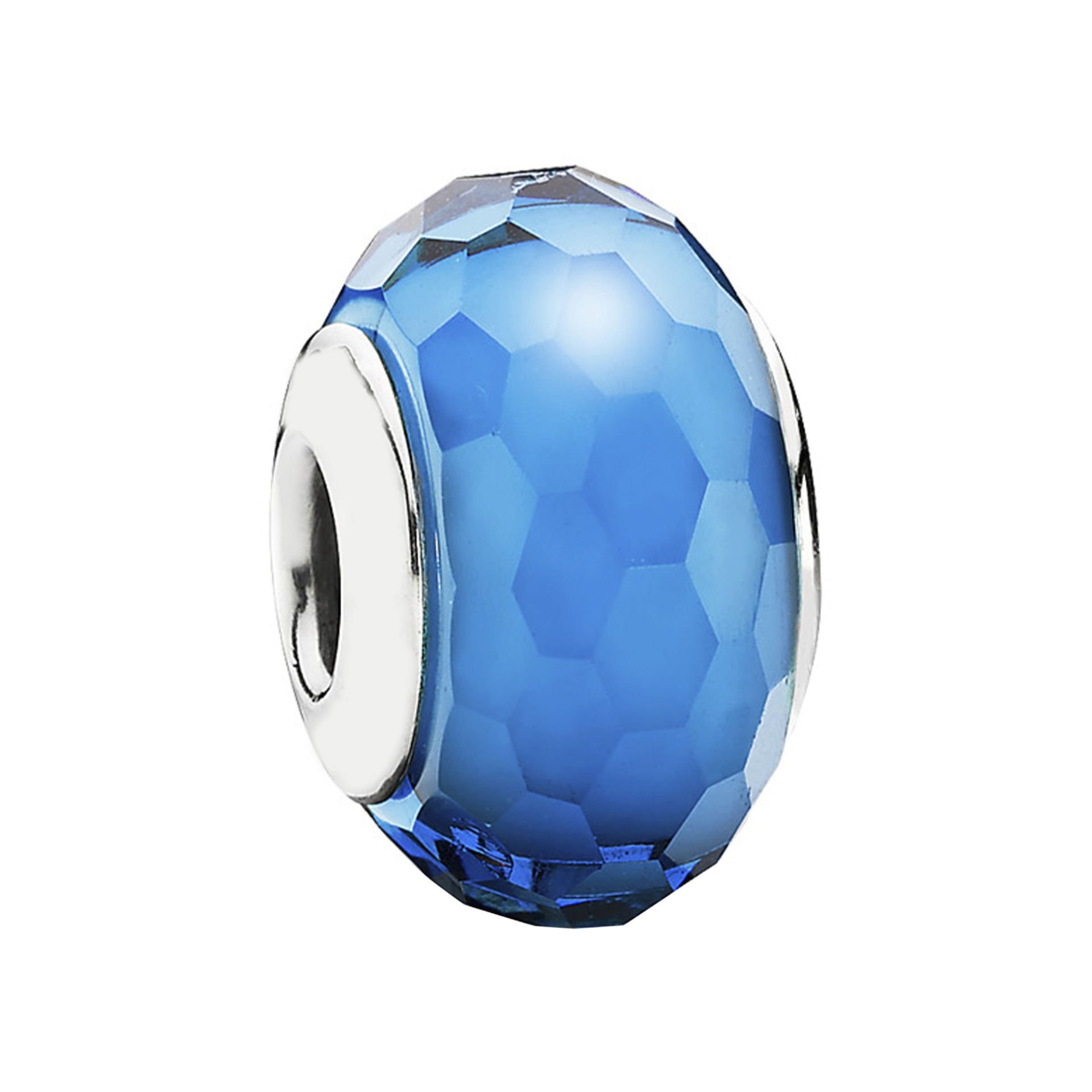 Nur Silver Murano Taşlı Gümüş Charm NUR-BL01116