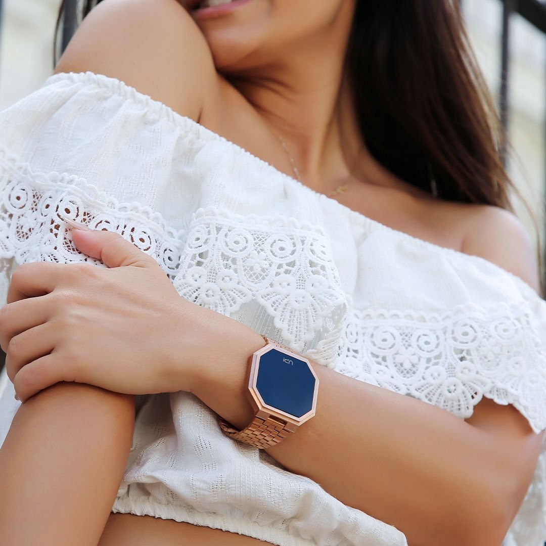 UPWATCH EDGE SHINY ROSE GOLD + 1352