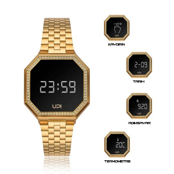 UPWATCH EDGE MINI SWAN MATTE GOLD + 1457