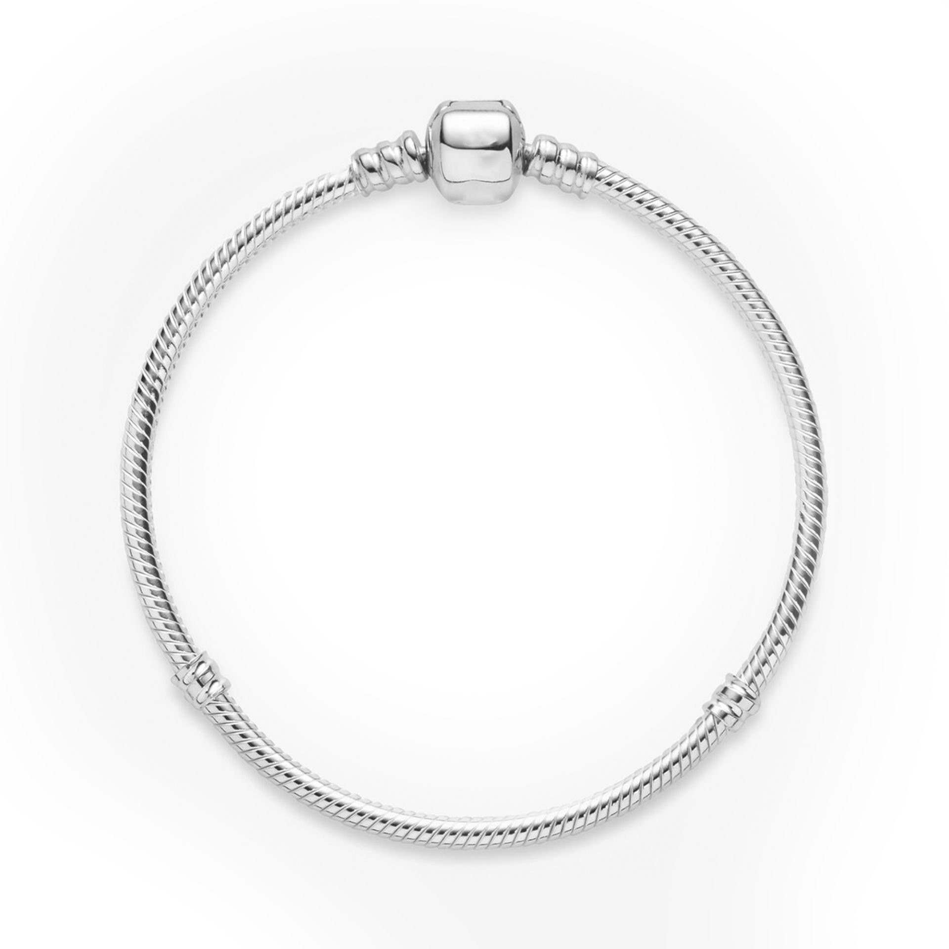 Nur Silver Moments Klipsli Gümüş Bileklik NUR-BL00036