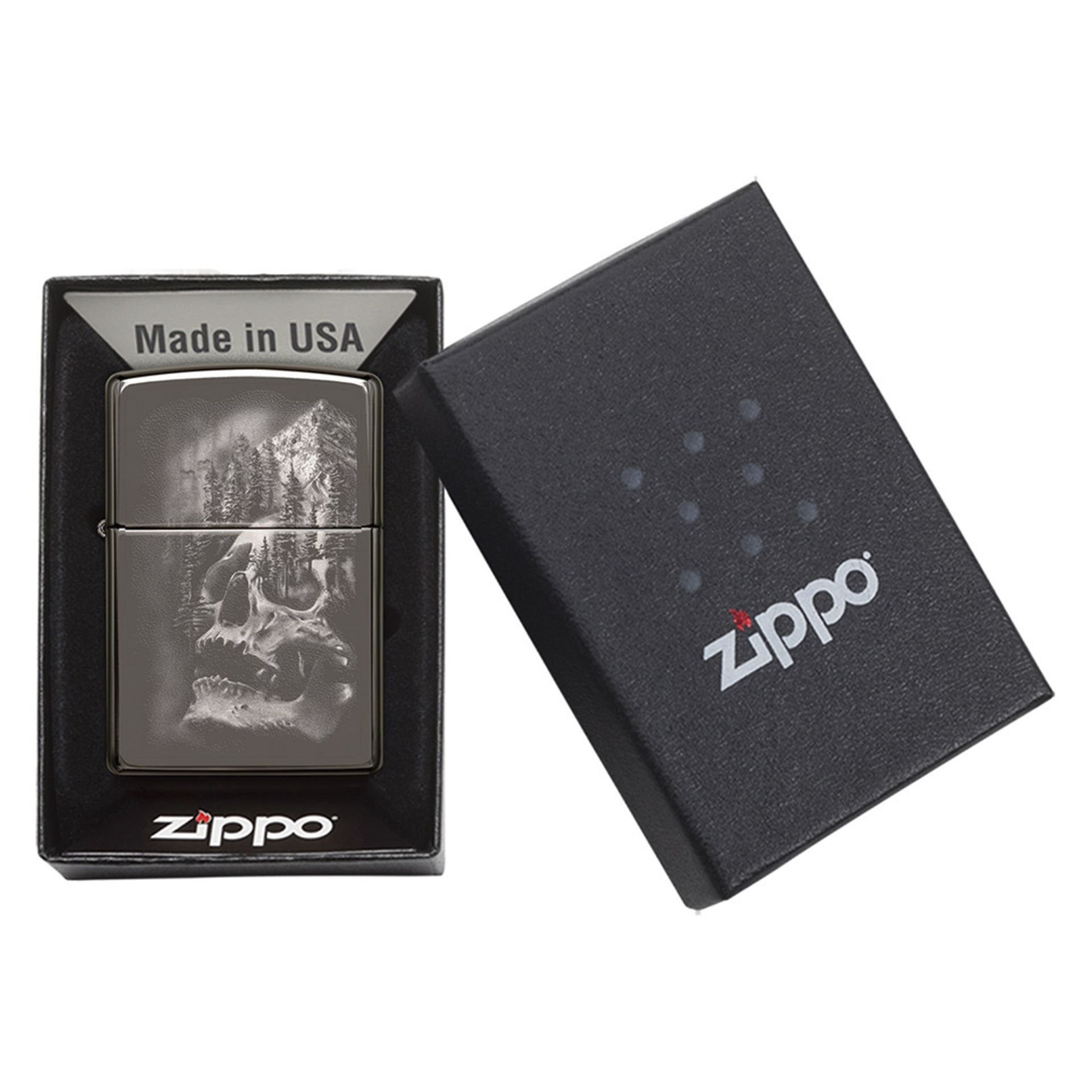 Zippo Skull Mountain Design Çakmak 49141-078549