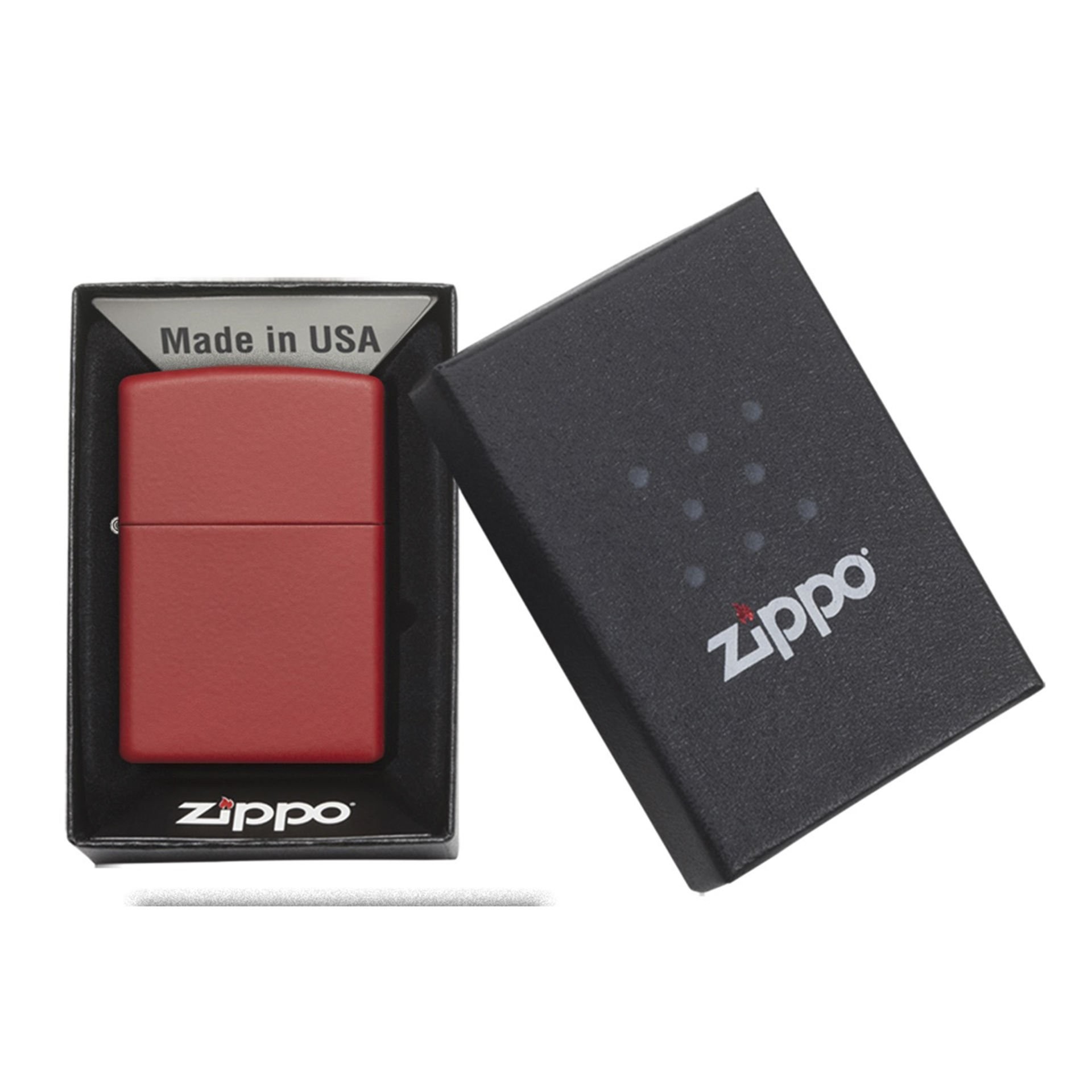 Zippo Regular Red Matte Çakmak 233-000598