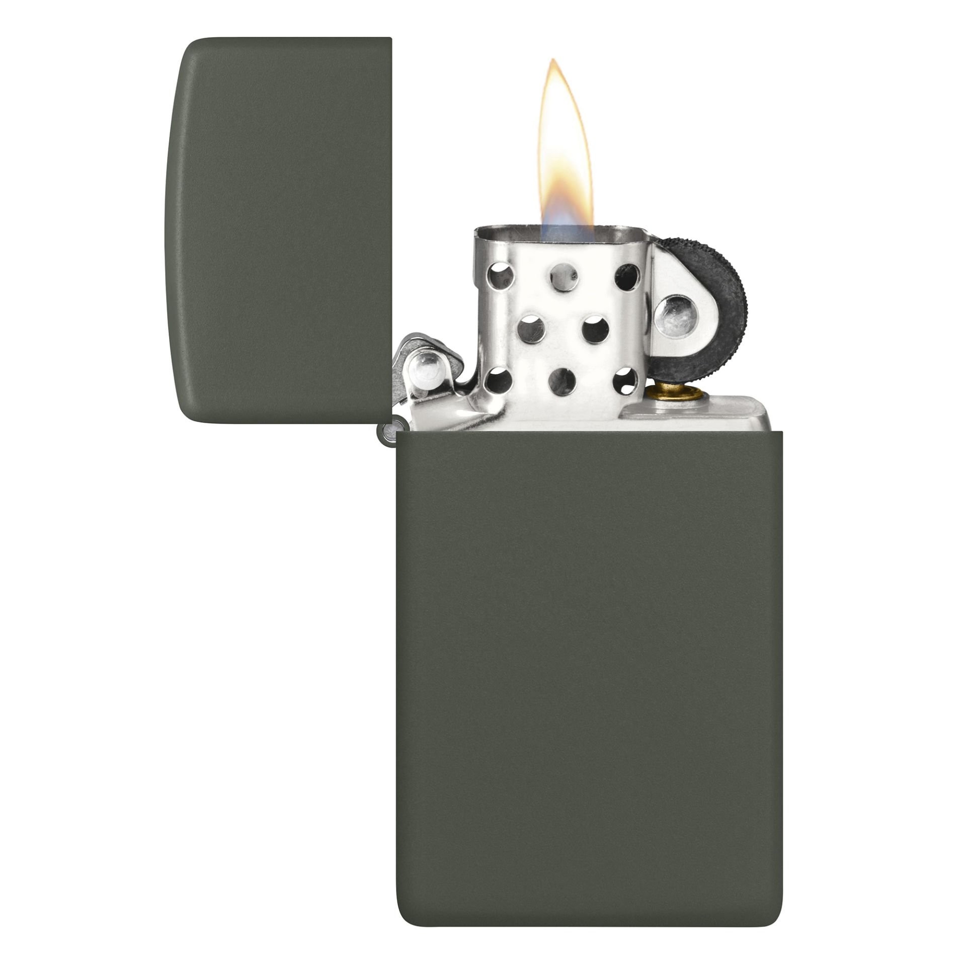 Zippo 1627 Slim Green Matte Çakmak 1627-108598