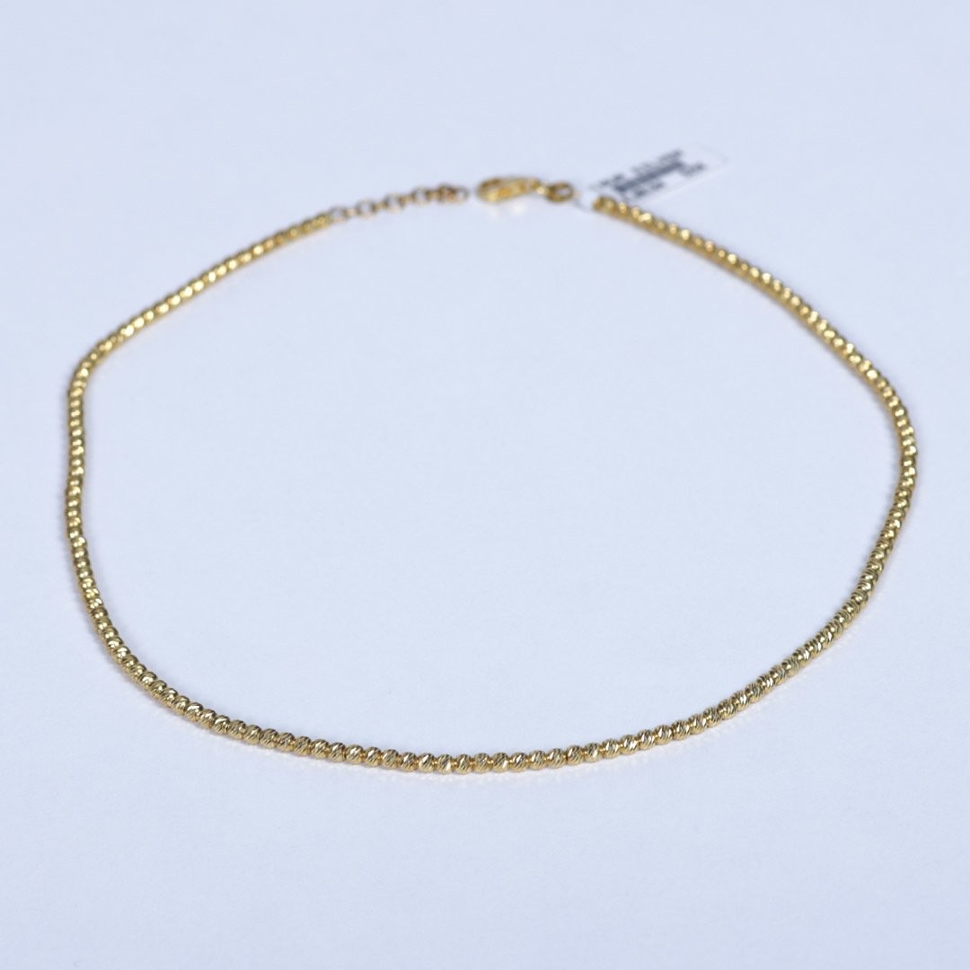 Nur Silver Sarı Dorika Gümüş Kolye NUR-KL00104