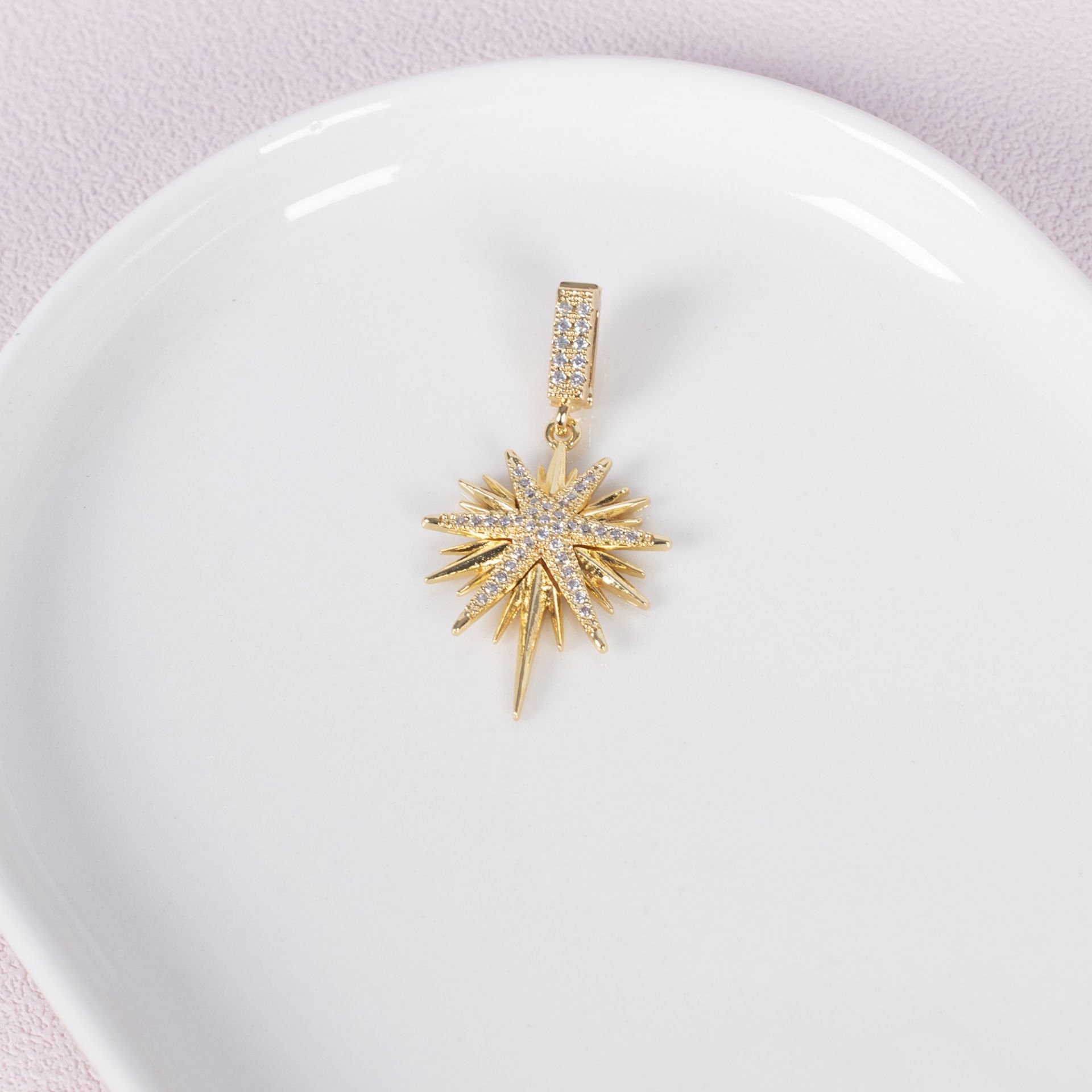 Nur Silver Kuzey Yıldızı Çelik Ajda Charm NUR-AC000002