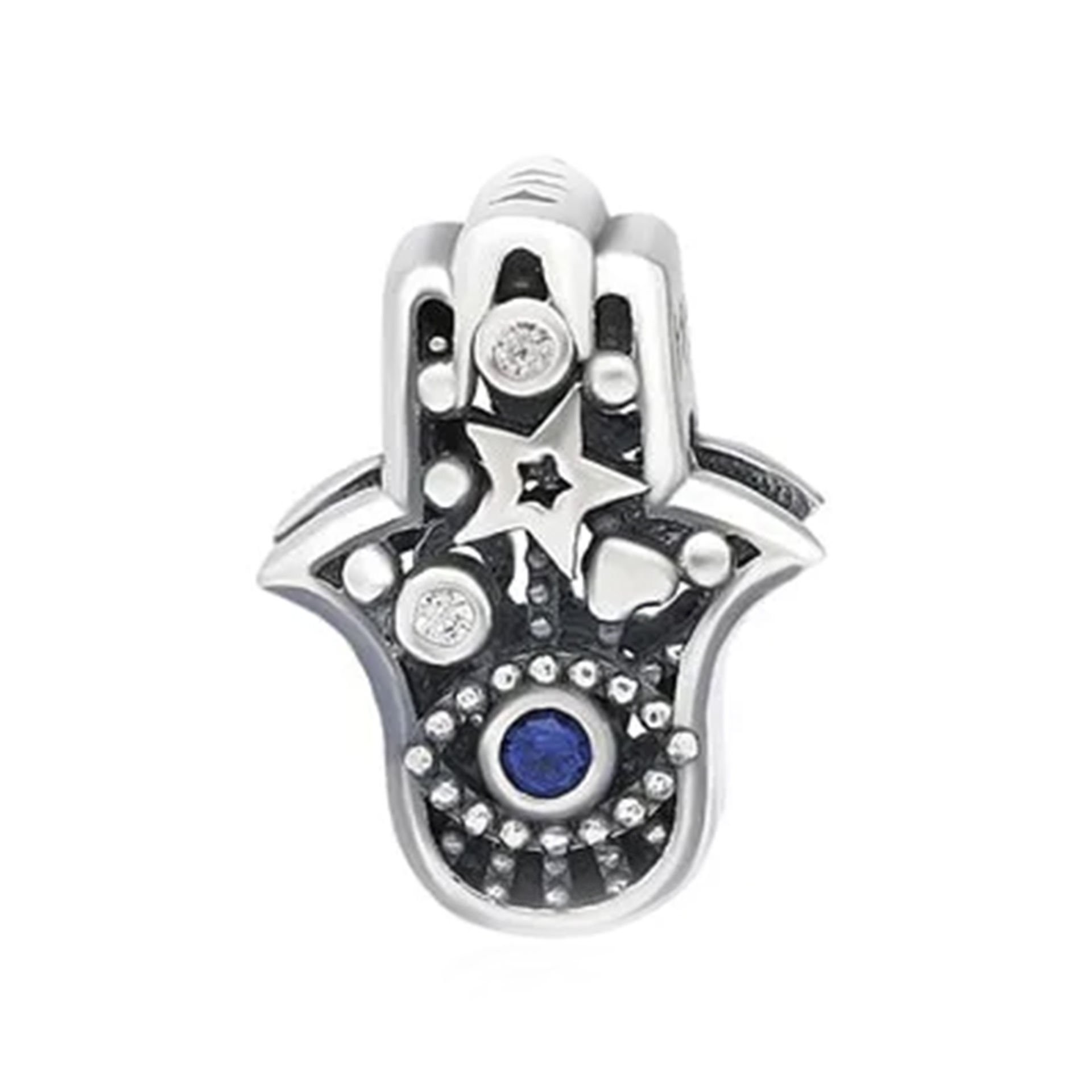 Nur Silver Fatma Ana Eli Gümüş Charm NUR-BL00277