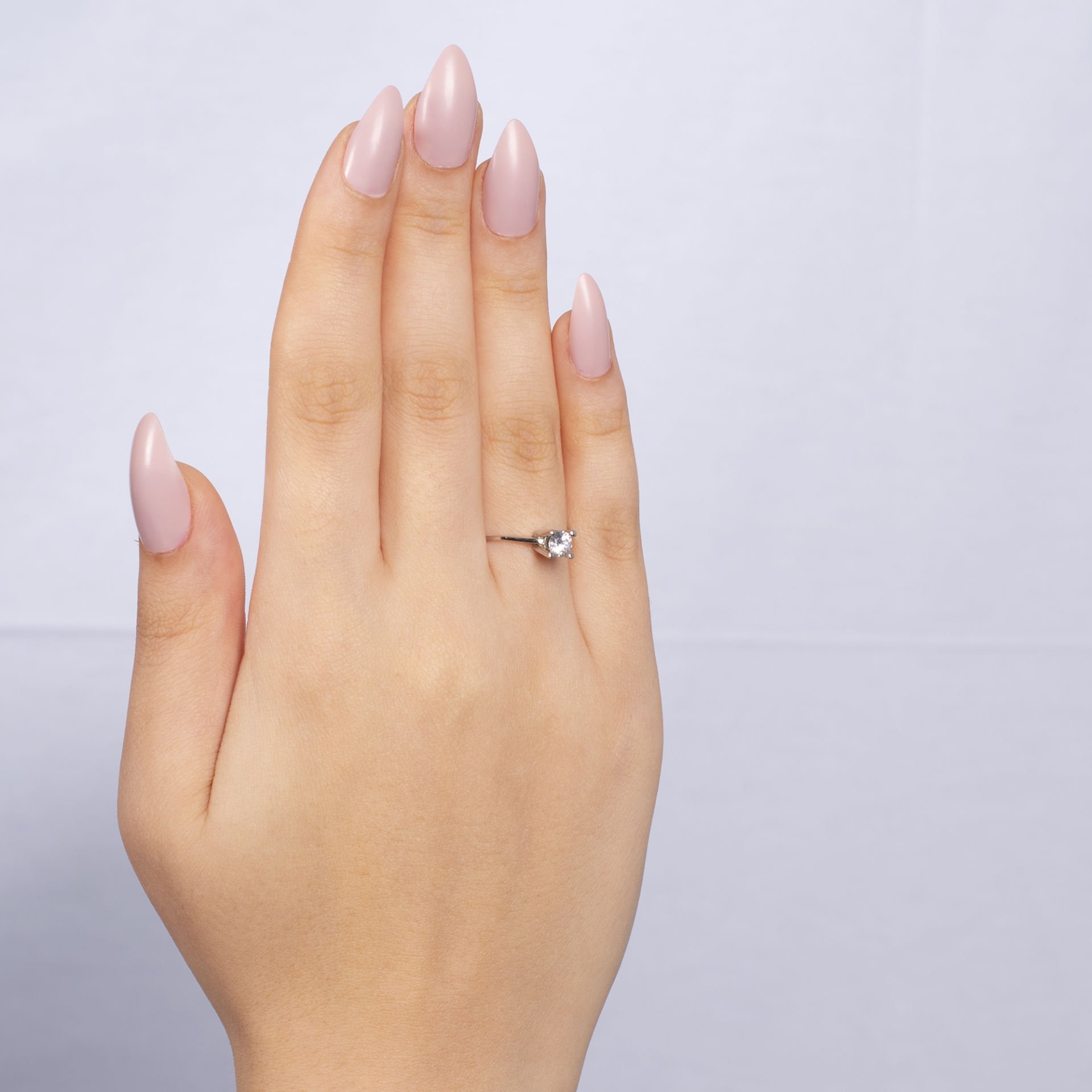 Nur Silver Tektaş Gümüş Yüzük NUR-YK00268