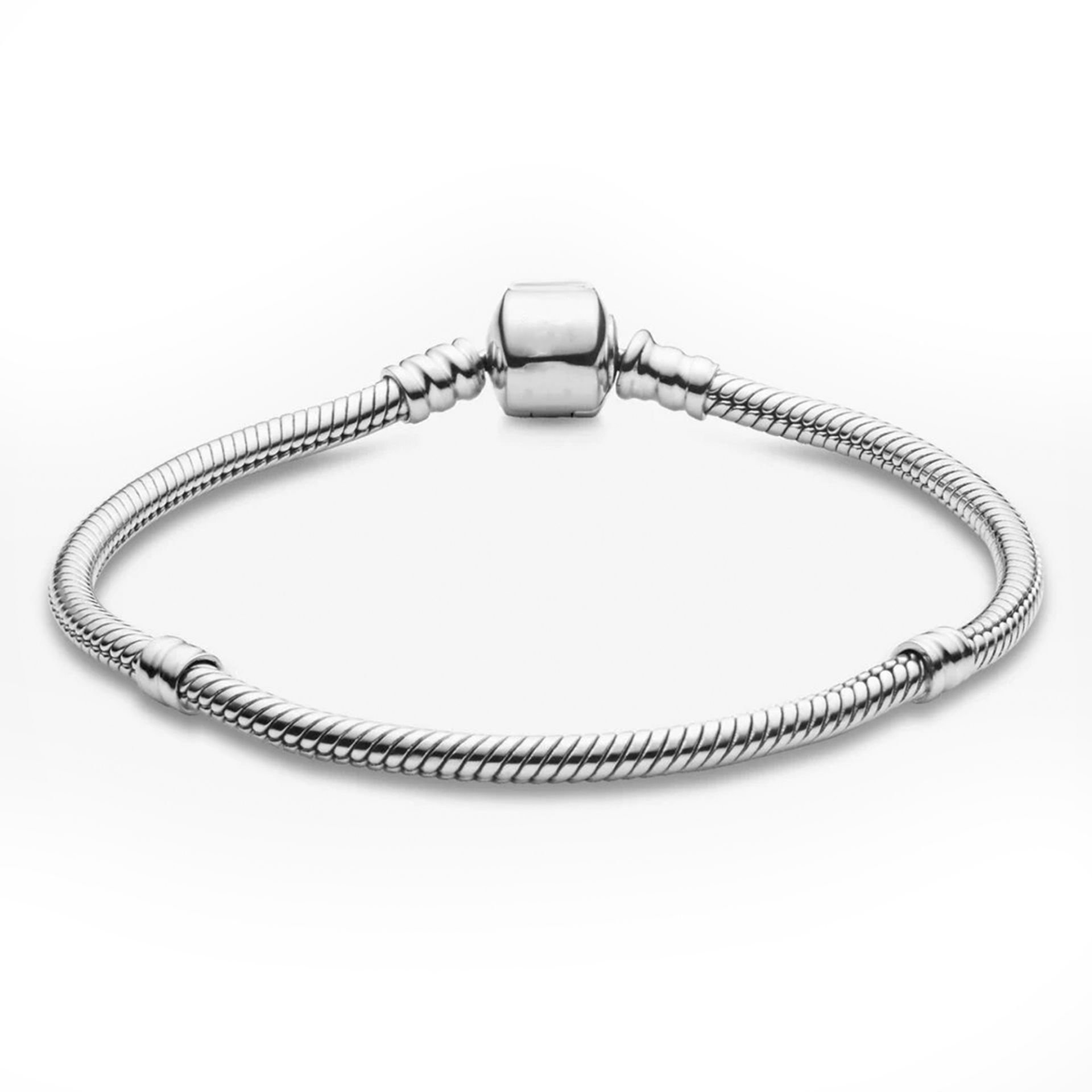 Nur Silver Moments Klipsli Gümüş Bileklik NUR-BL00036