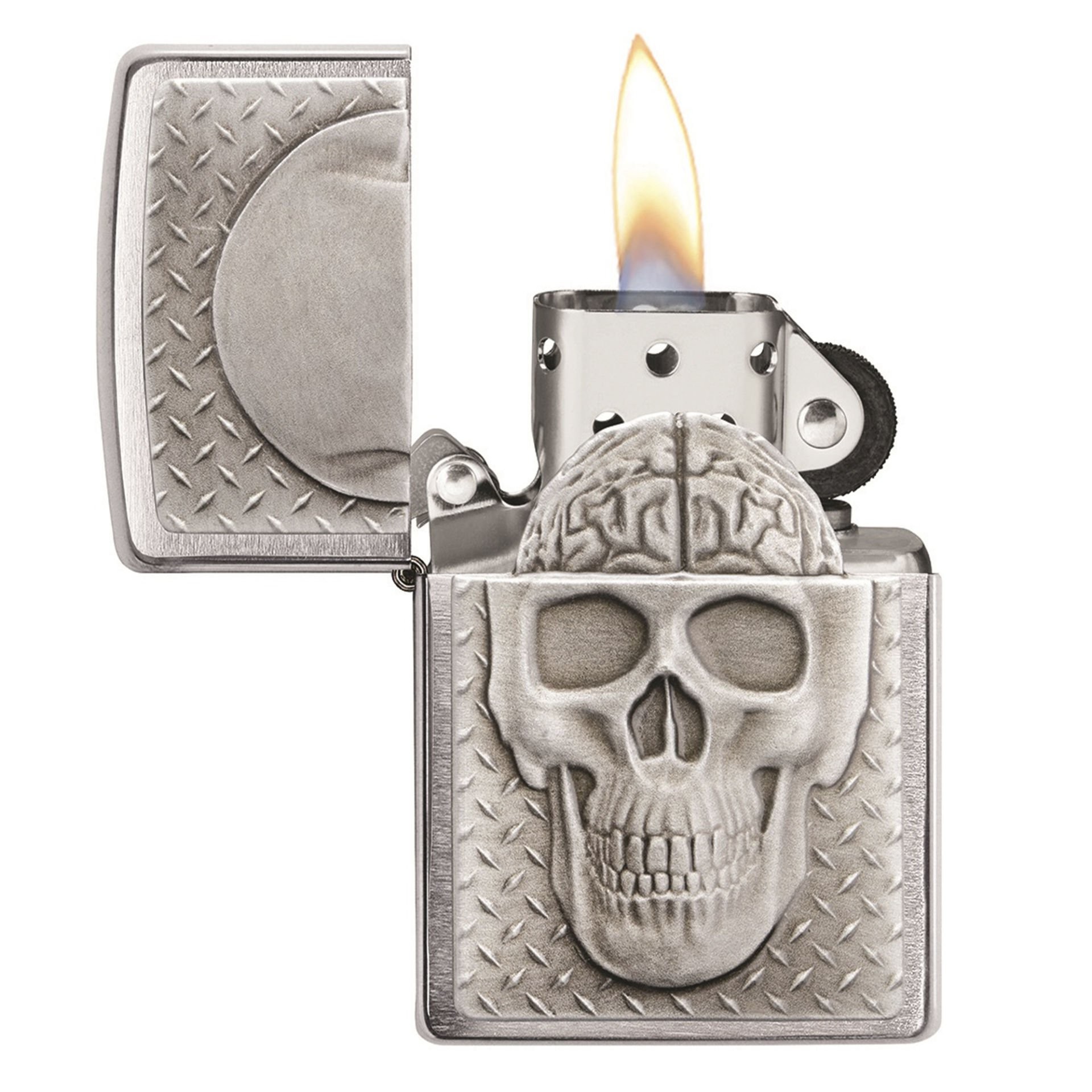 Zippo 200 Skull With Brain Surprise Çakmak 29818-069123