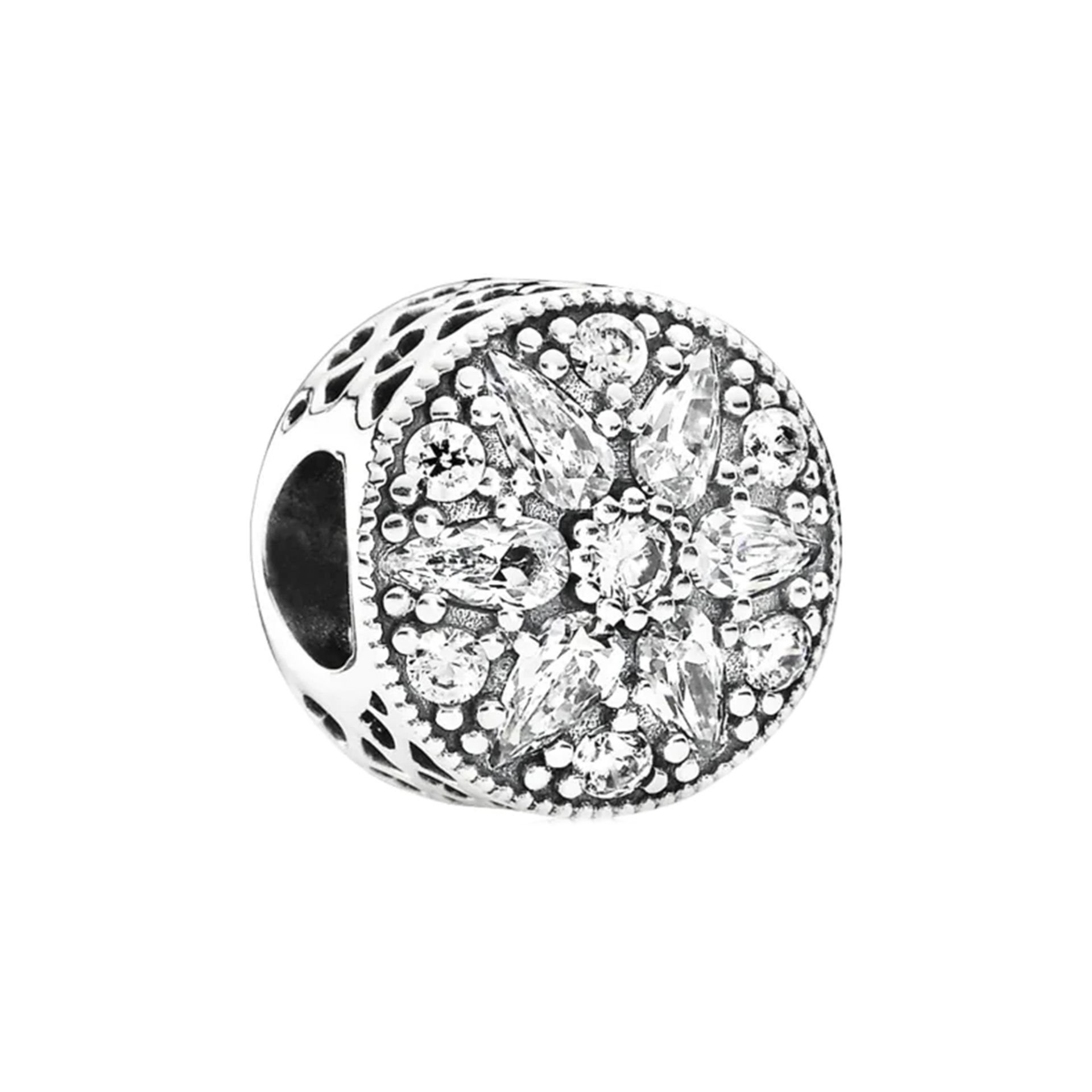 Nur Silver Radiant Bloom Gümüş Charm NUR-BL00188