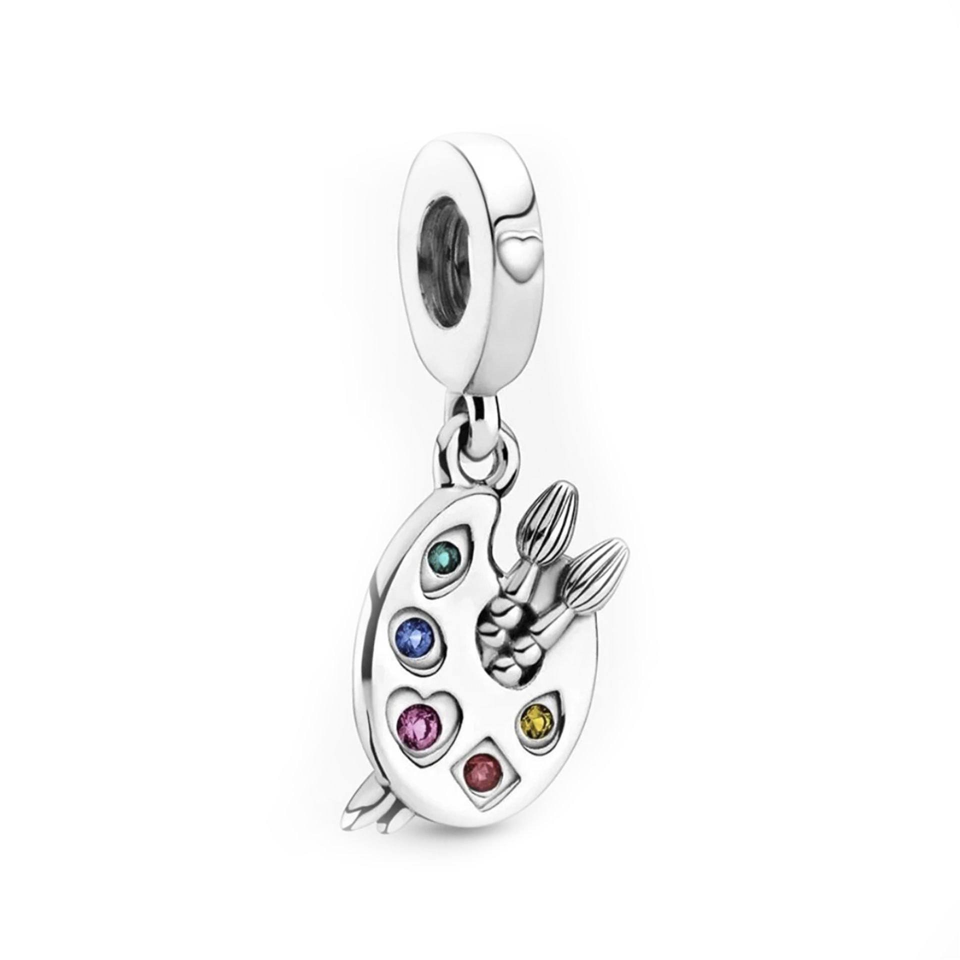 Nur Silver Resim Paleti Gümüş Charm NUR-BL00063
