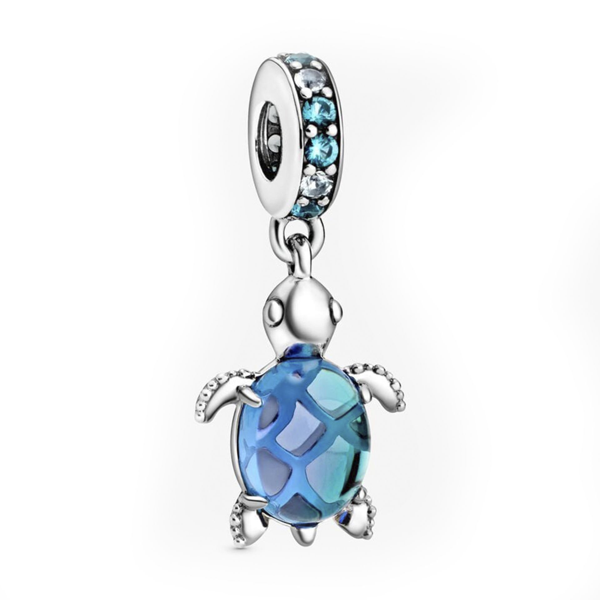 Nur Silver Sallantılı Kaplumbağa Gümüş Charm NUR-BL09992