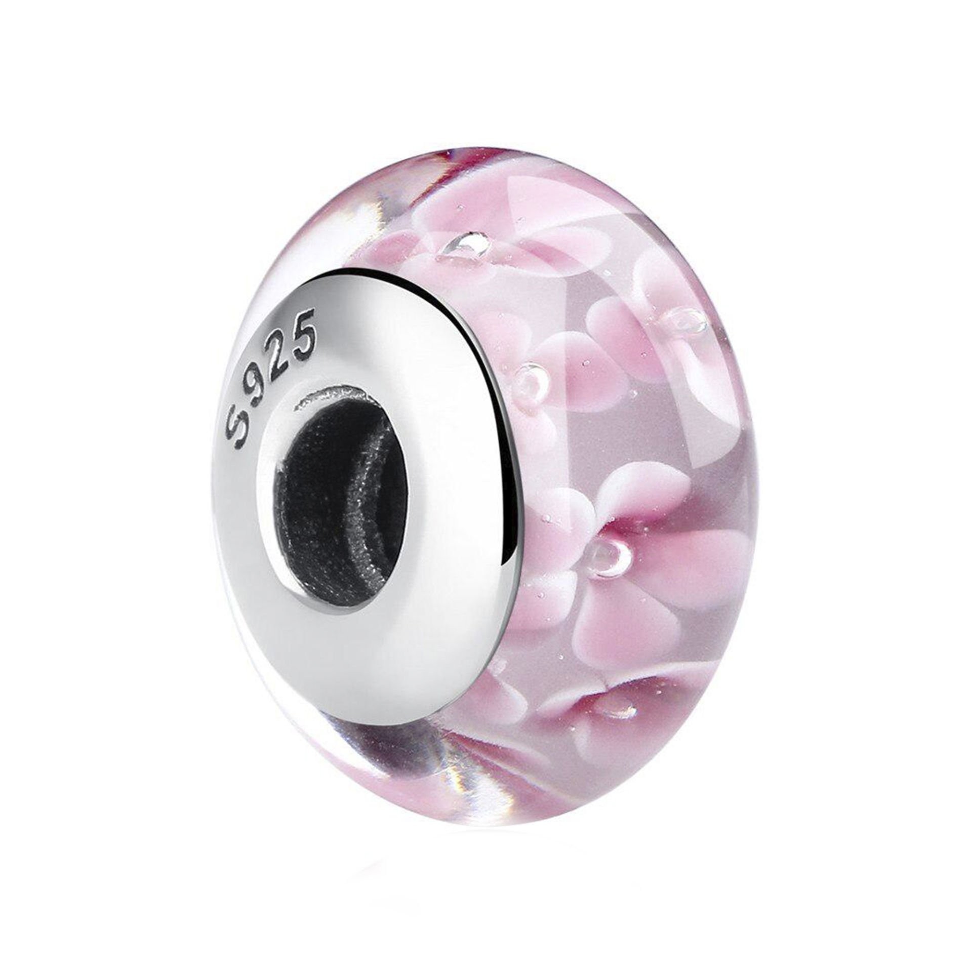 Nur Silver Murano Taşlı Gümüş Charm NUR-BL01789