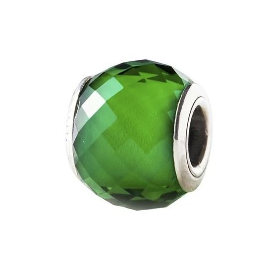 Nur Silver Yeşil Murano Gümüş Charm NUR-BL00057