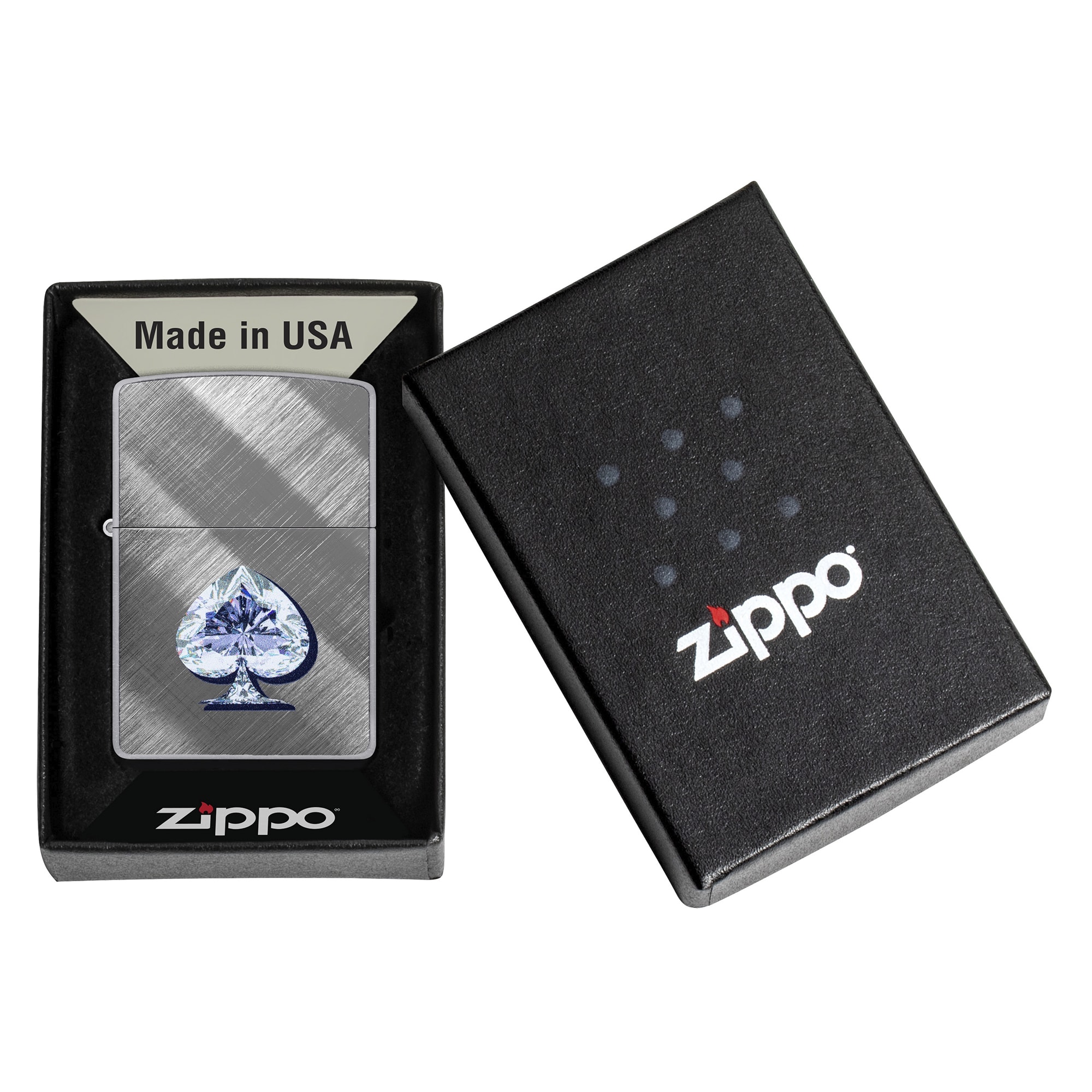Zippo Ace Of Spades Diamond Design Çakmak - 46472-121926
