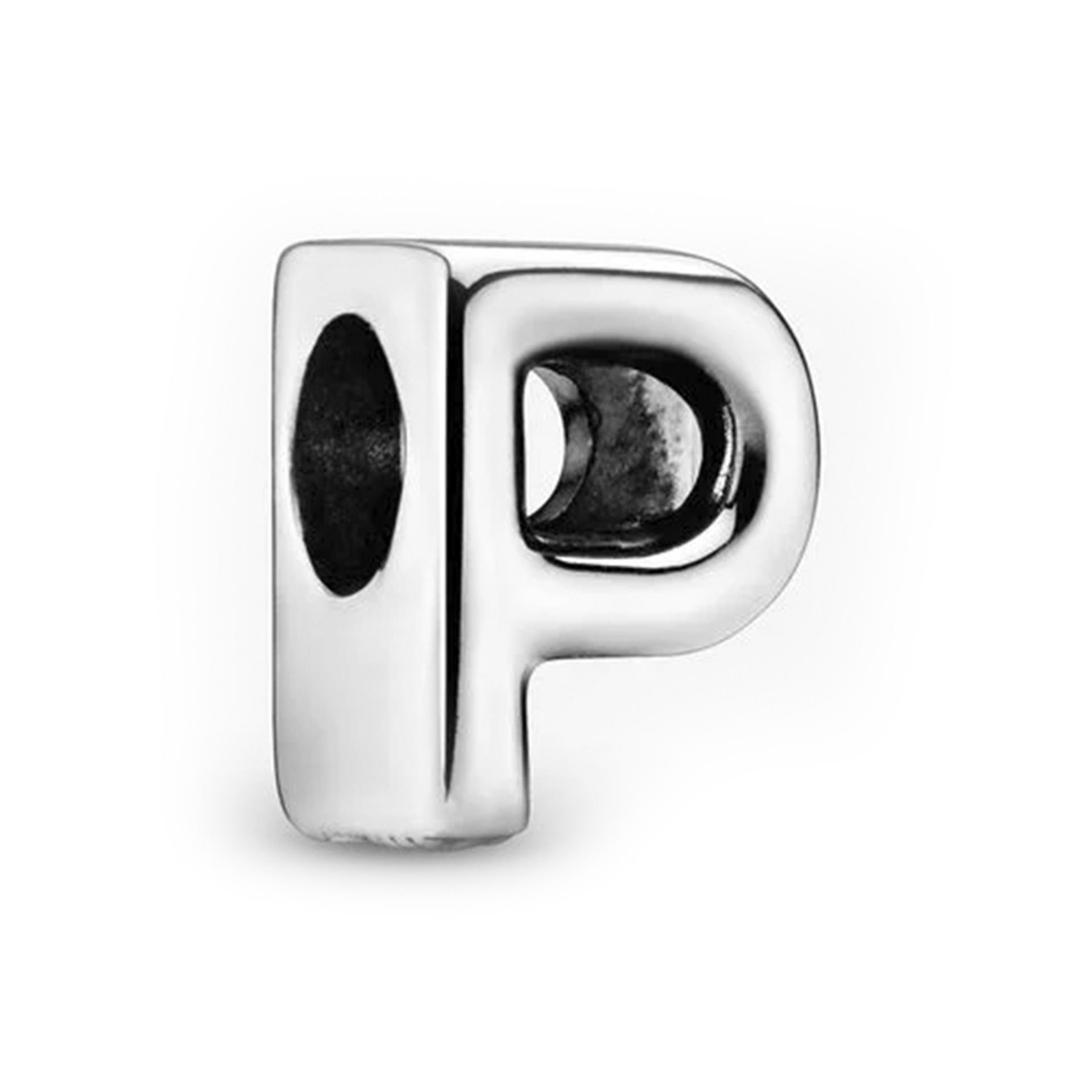 Nur Silver P Harfi Gümüş Charm NUR-BL00260