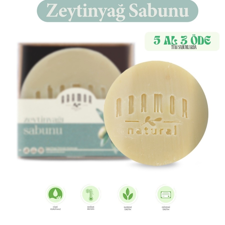 Sızma Zeytinyağı Sabunu Bitkisel Doğal Katkısız Cilt Bakımı