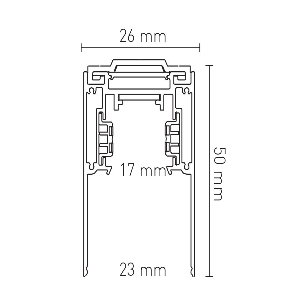 2 Metre Sıva Üstü Magnet Ray FL-5532