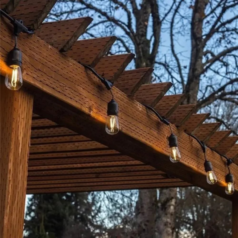 Forlife Güneş Enerjili Solar 10 Adet Led Ampullü 10 Metre Led Işık Seti