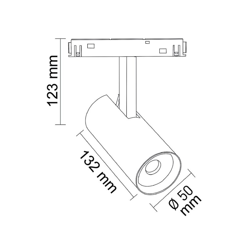 Magnet Ray Spot Armatür FL-6671
